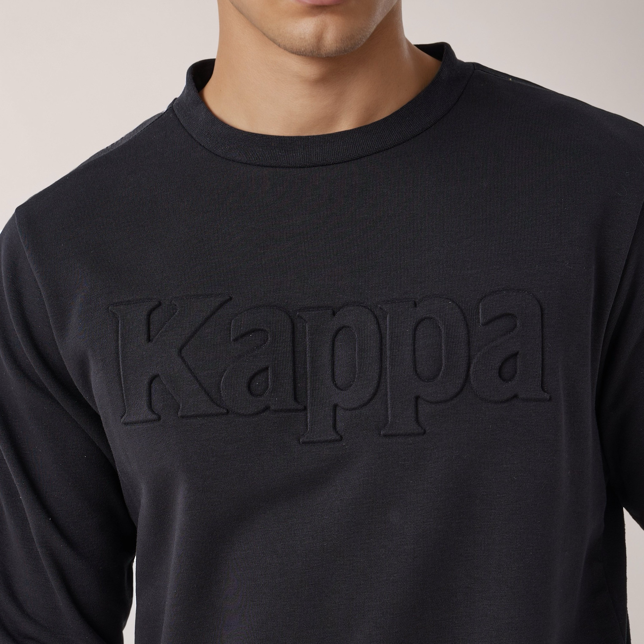 Kappa Men Regular Fit Logo Embossed Sweatshirt-men-winterwear-hoodiesandsweatshirts-image-6