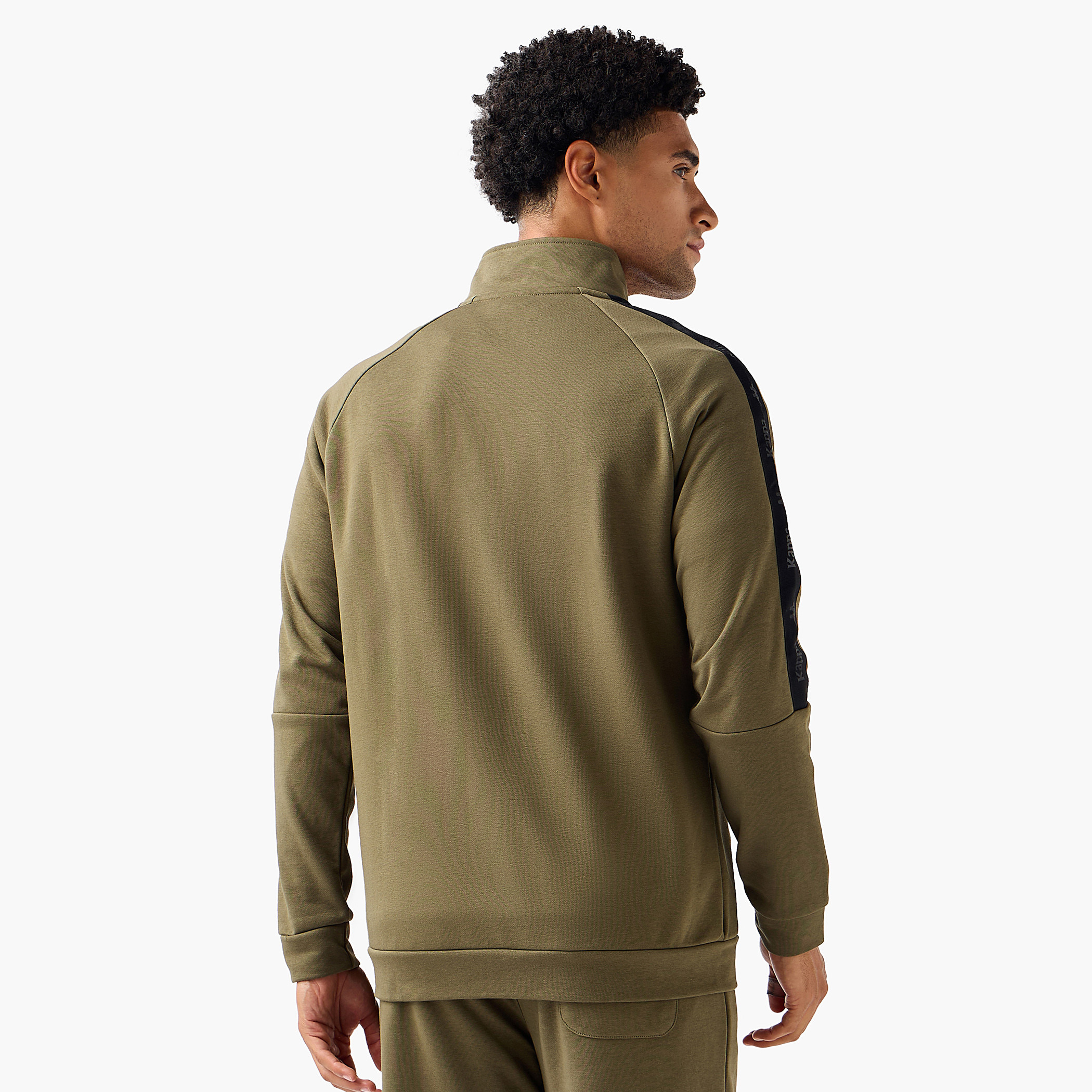 Kappa Men High Neck Sweatshirt-men-winterwear-hoodiesandsweatshirts-image-3