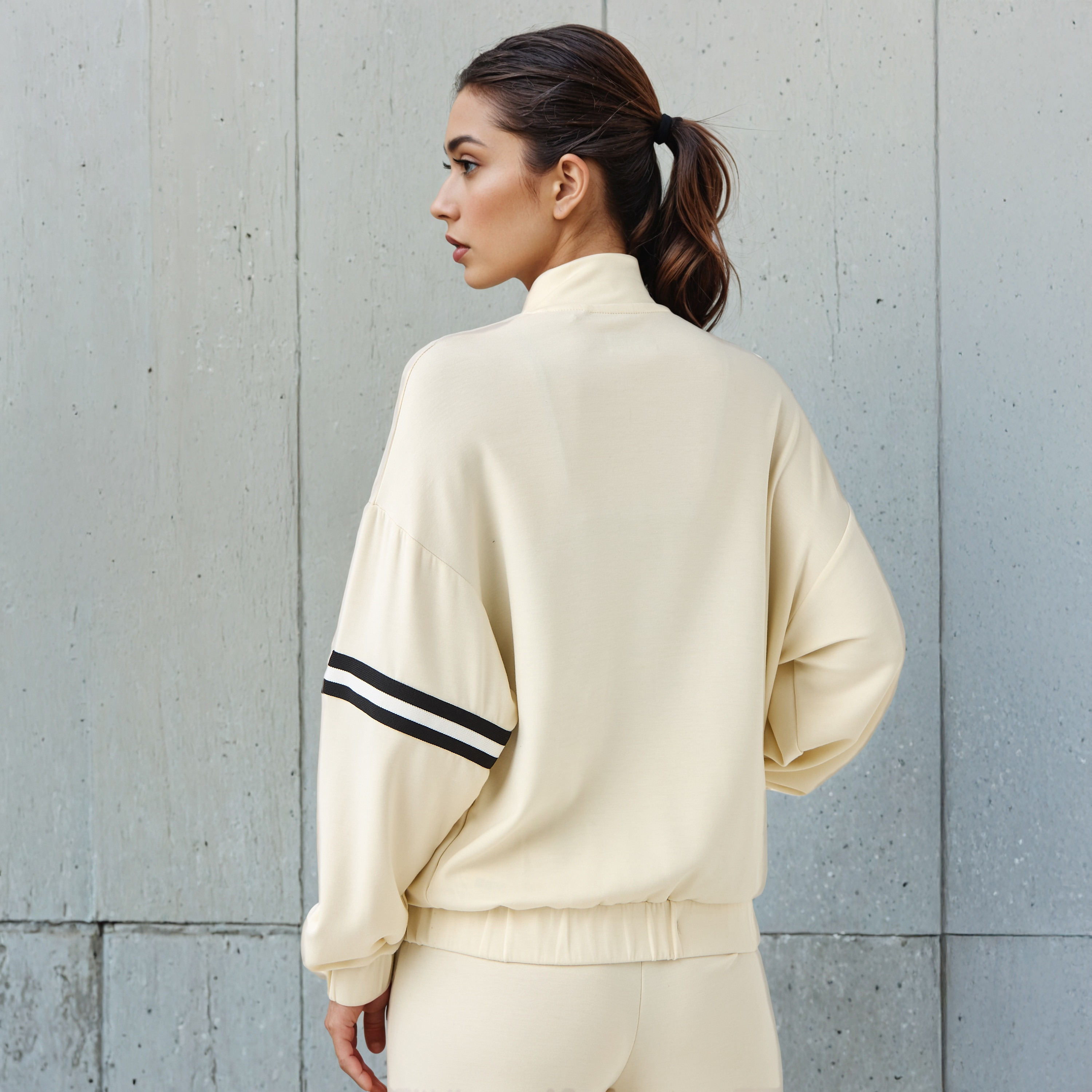 جاكيت ناعم بسحاب إغلاق للنساء من كابا-women-winterwear-coatsandjackets-jackets-image-3