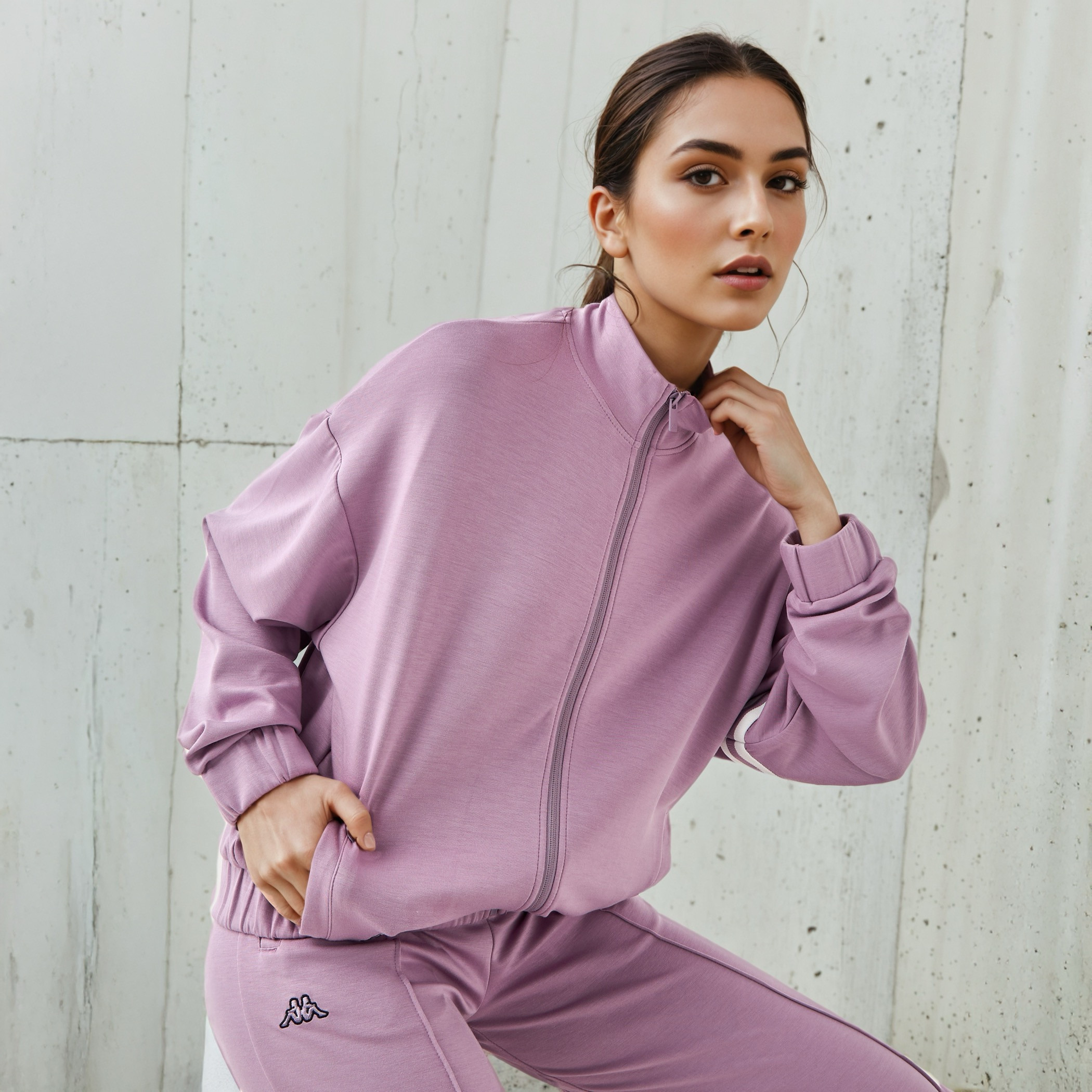 جاكيت ناعم بسحاب إغلاق للنساء من كابا-women-winterwear-coatsandjackets-jackets-image-5