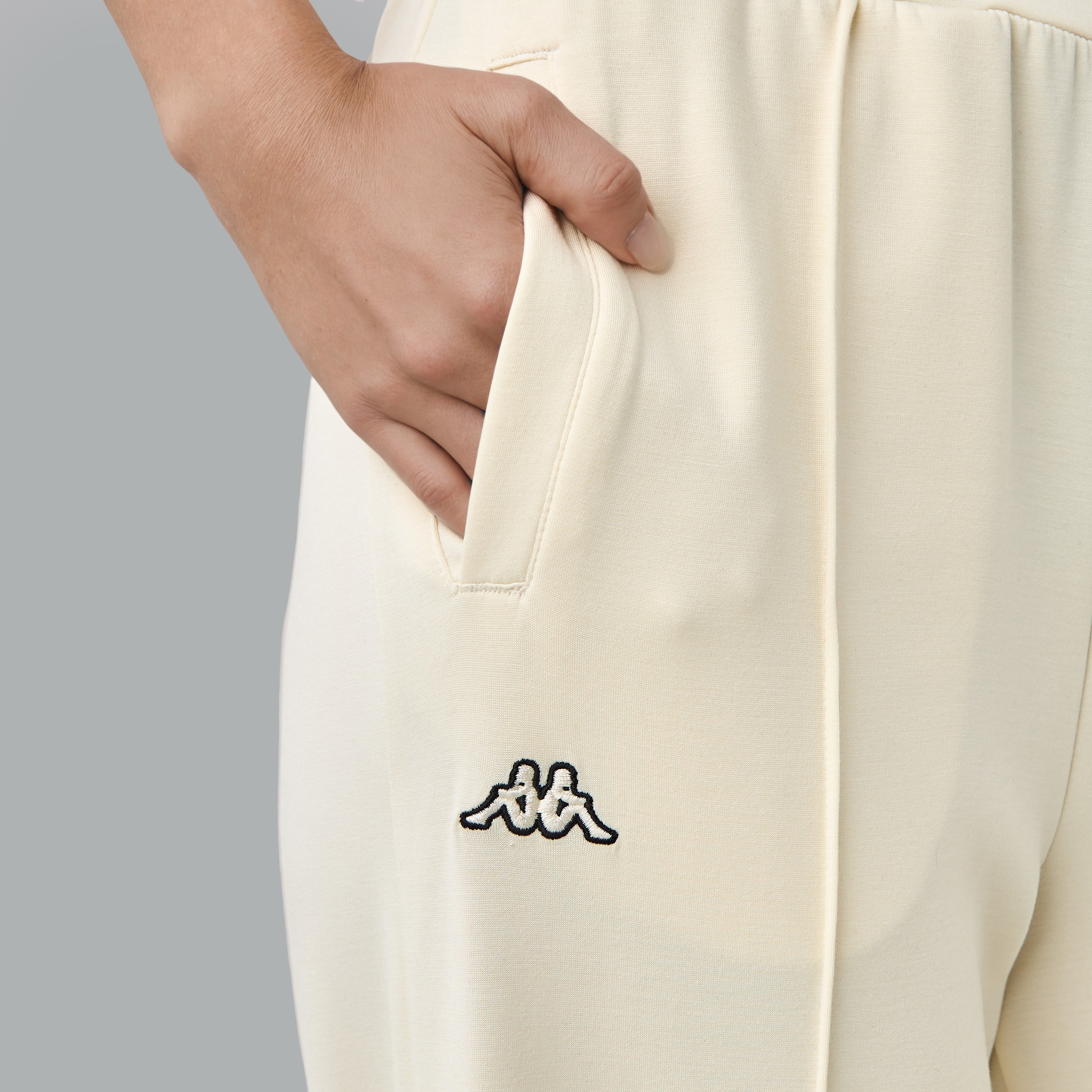 Kappa Women Relaxed Fit Soft Touch Track Pants with Pockets-women-clothing-bottoms-trousers-image-4