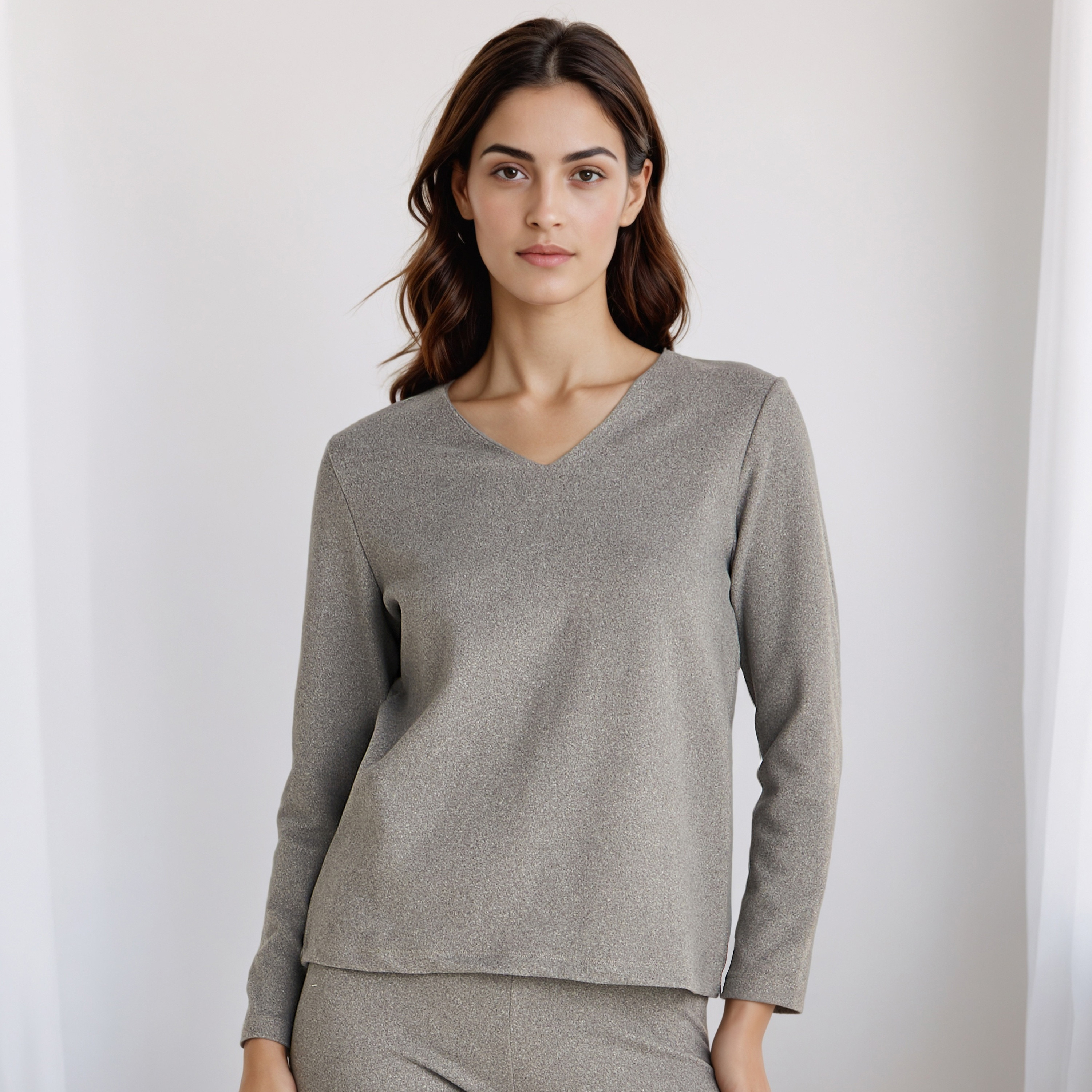 Pyjama Set Thermal T-shirt & Leggings-women-clothing-nightwear-pyjamas-longsets-image-2