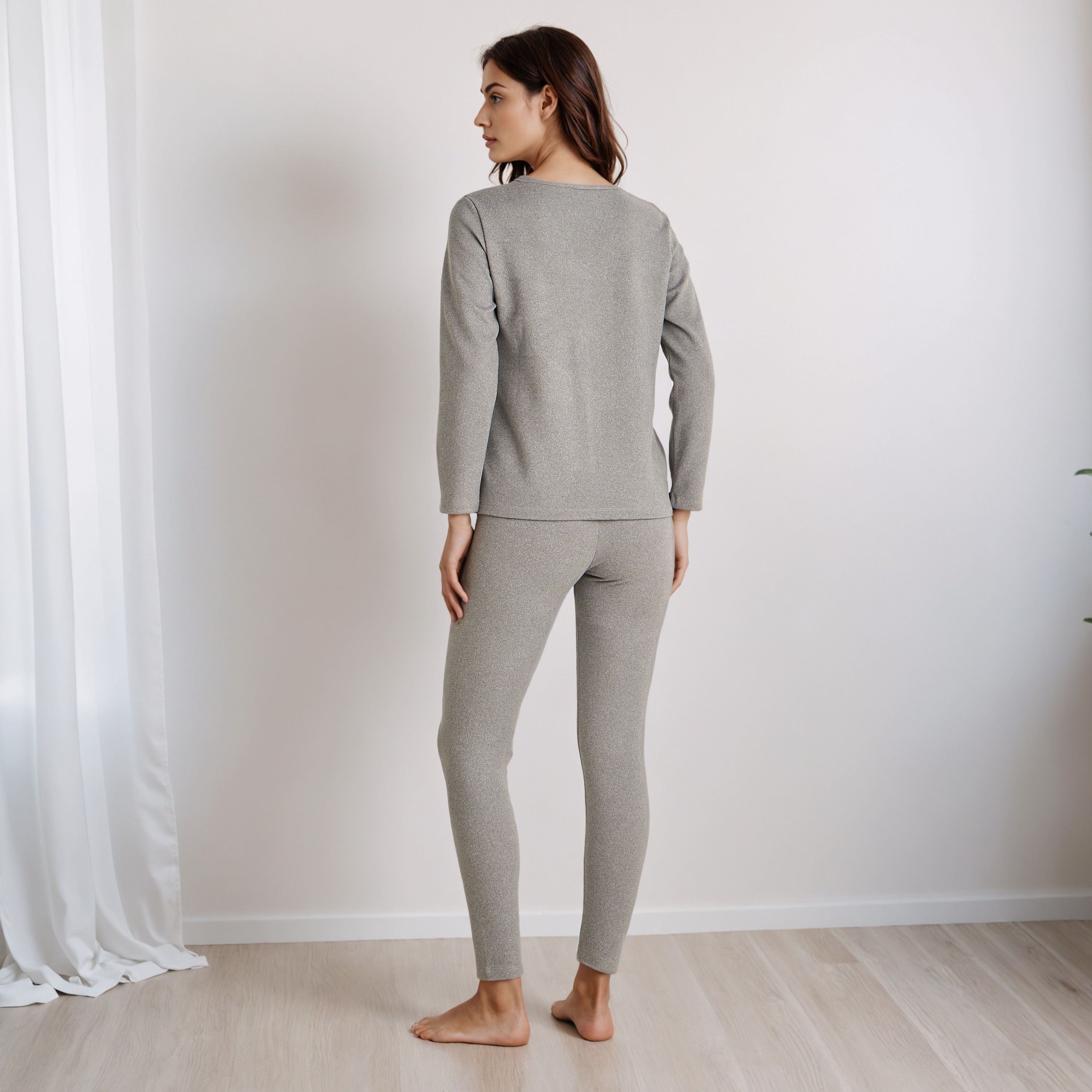 Pyjama Set Thermal T-shirt & Leggings-women-clothing-nightwear-pyjamas-longsets-image-3