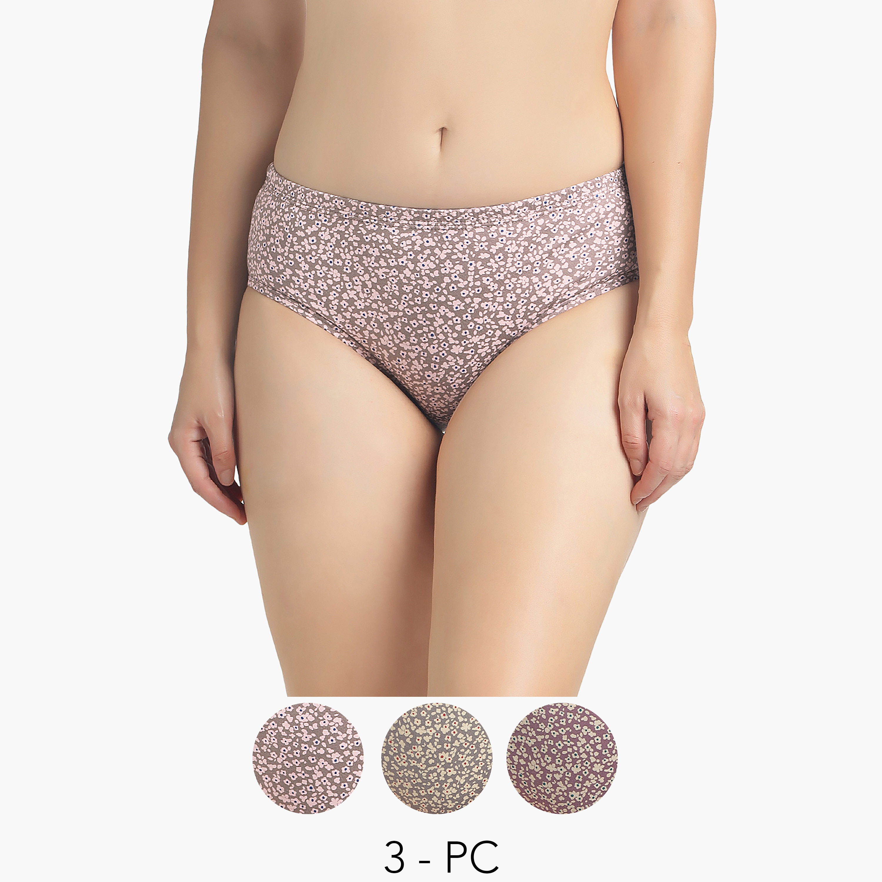 Juliet Briefs Floral Print - Set of 3-women-clothing-lingerie-panties-image-1