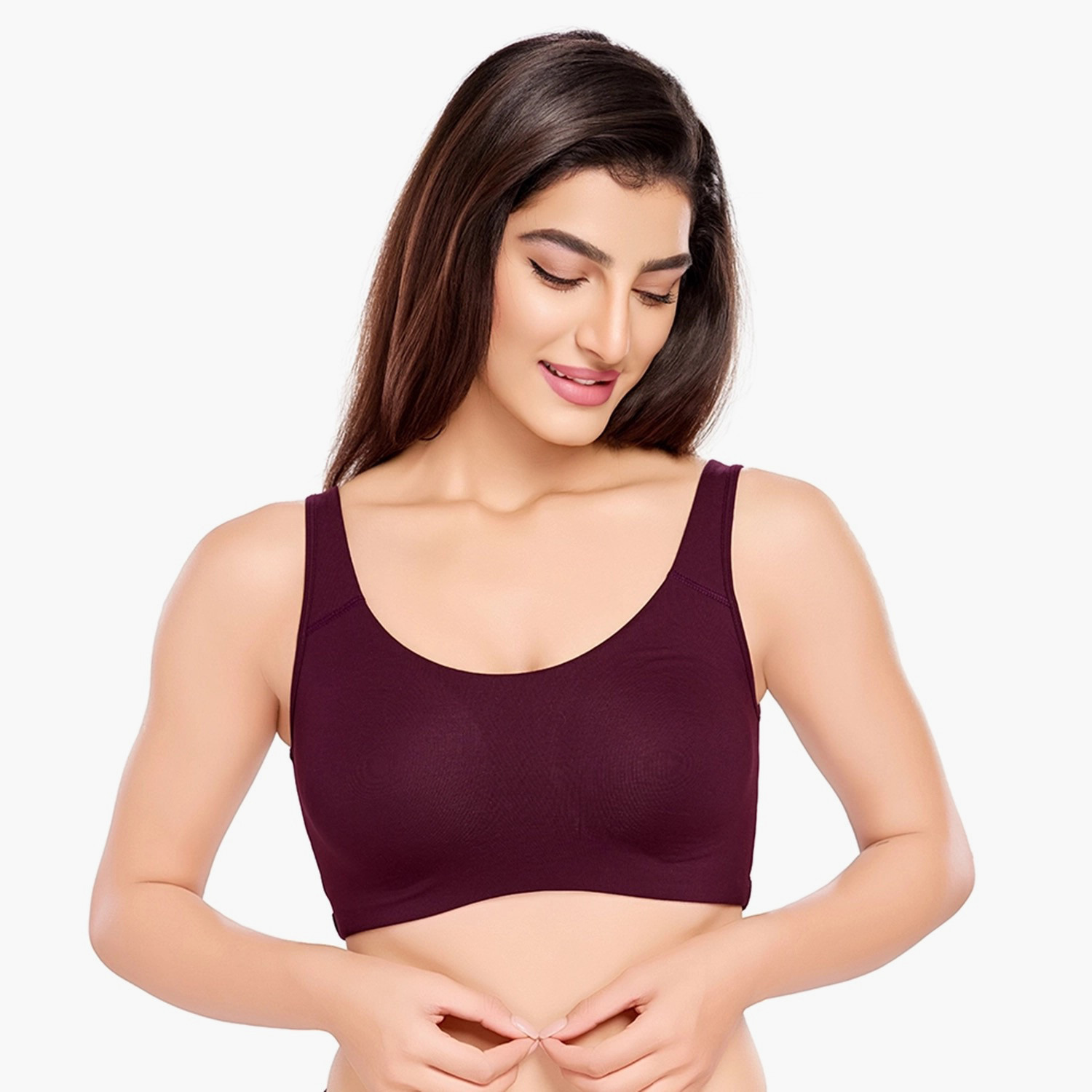 Juliet Non-Padded Sports Bra Full Coverage-women-clothing-lingerie-bras-image-1