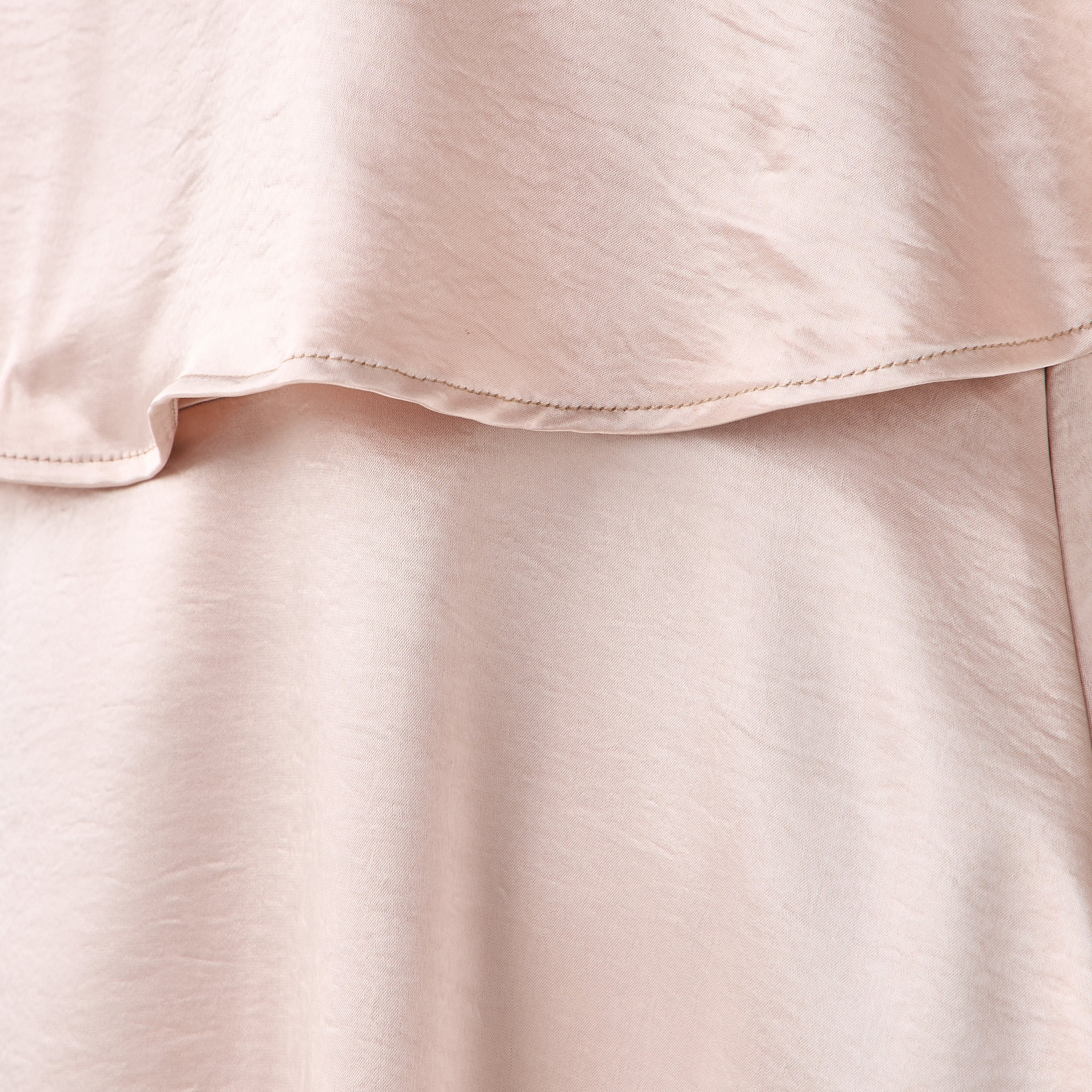 A-Line Maxi Polyester Dress with Cape Overlay Detail-women-clothing-dresses-image-5