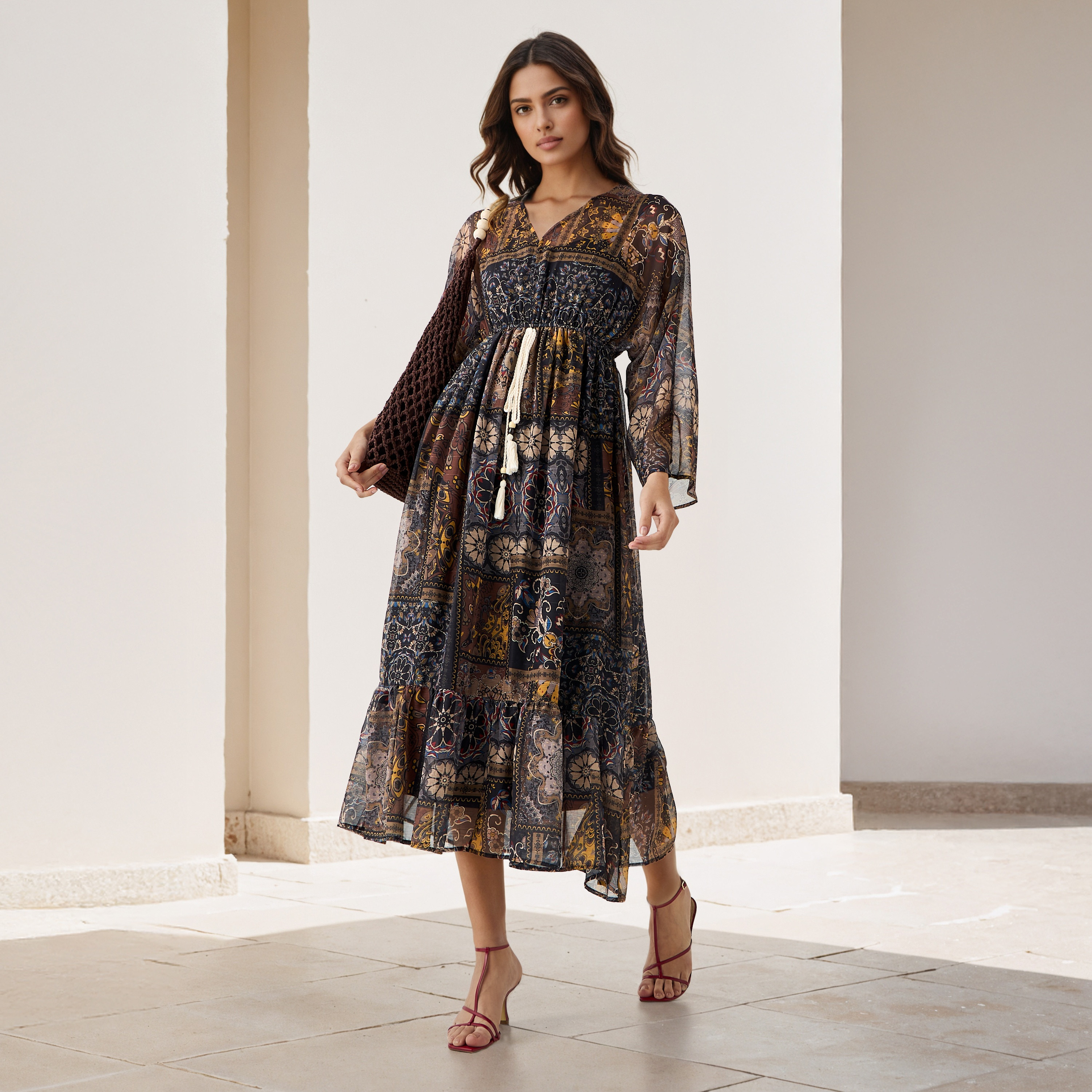 Floral Print Kaftan Women Dress Viscose-PROMO_SP_QA__6_RGCC_BUY2FOR199_040325-image-2