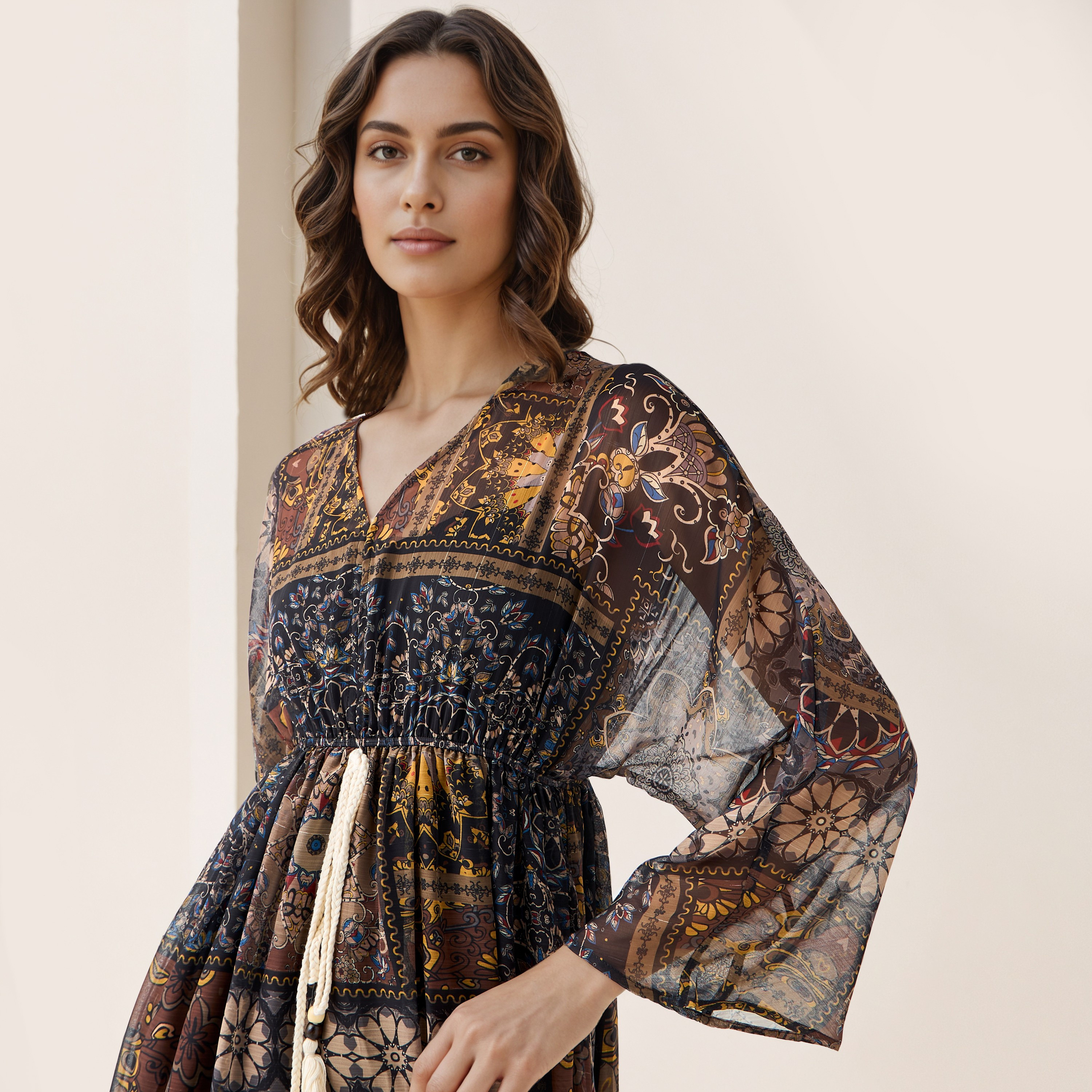 Floral Print Kaftan Women Dress Viscose-PROMO_SP_QA__6_RGCC_BUY2FOR199_040325-image-4