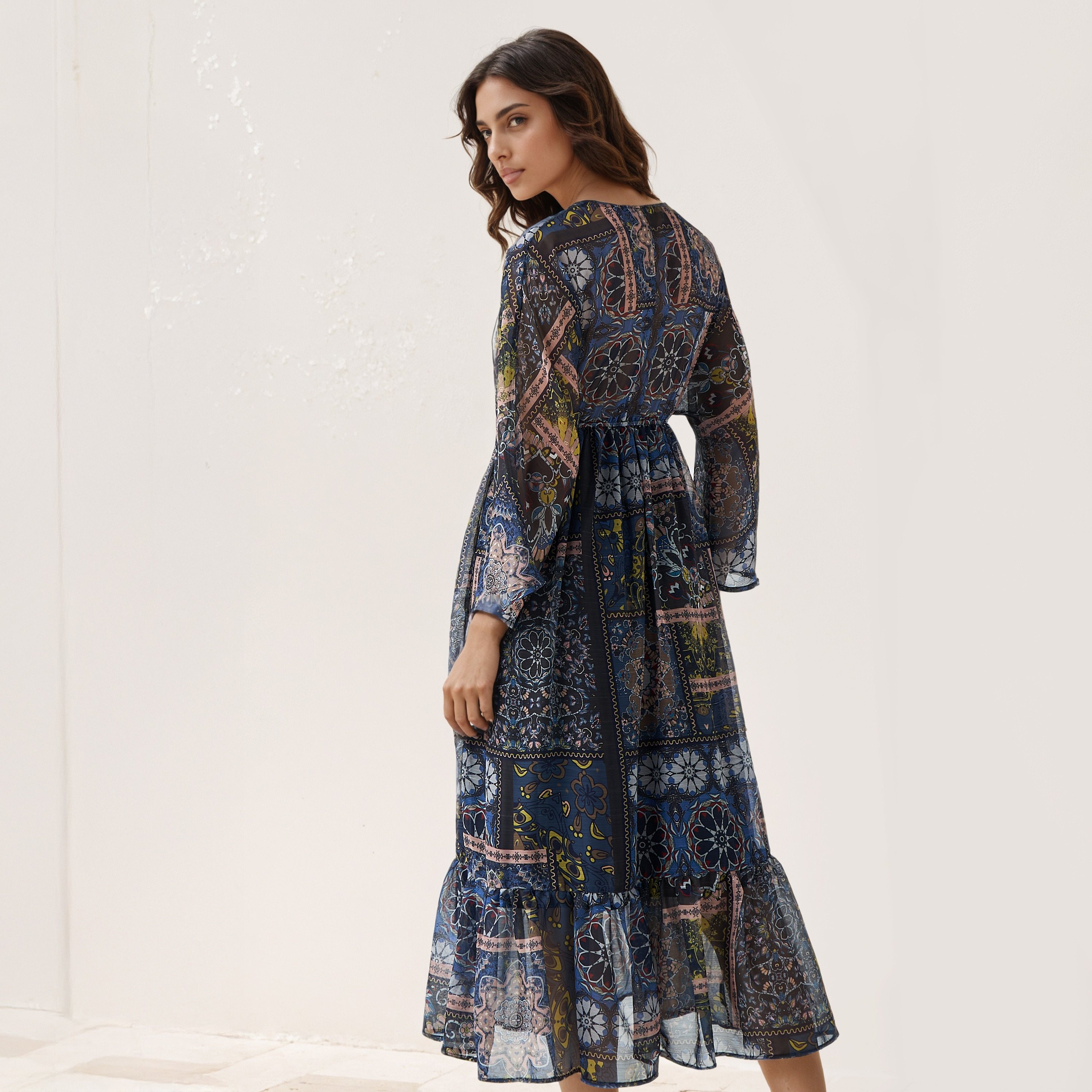 Floral Print Kaftan Women Dress Viscose-PROMO_SP_QA__6_RGCC_BUY2FOR199_040325-image-3