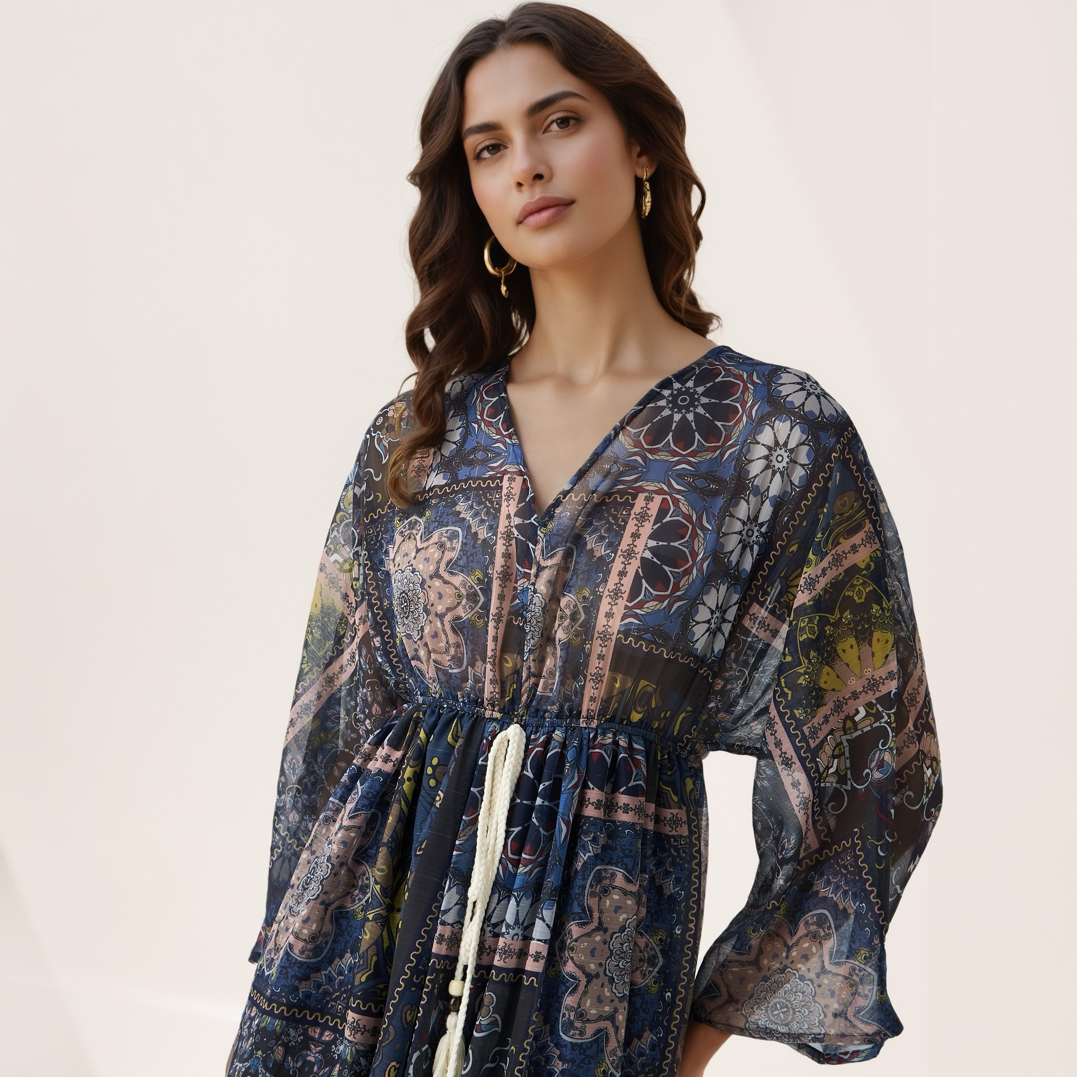 Floral Print Kaftan Women Dress Viscose-PROMO_SP_QA__6_RGCC_BUY2FOR199_040325-image-4
