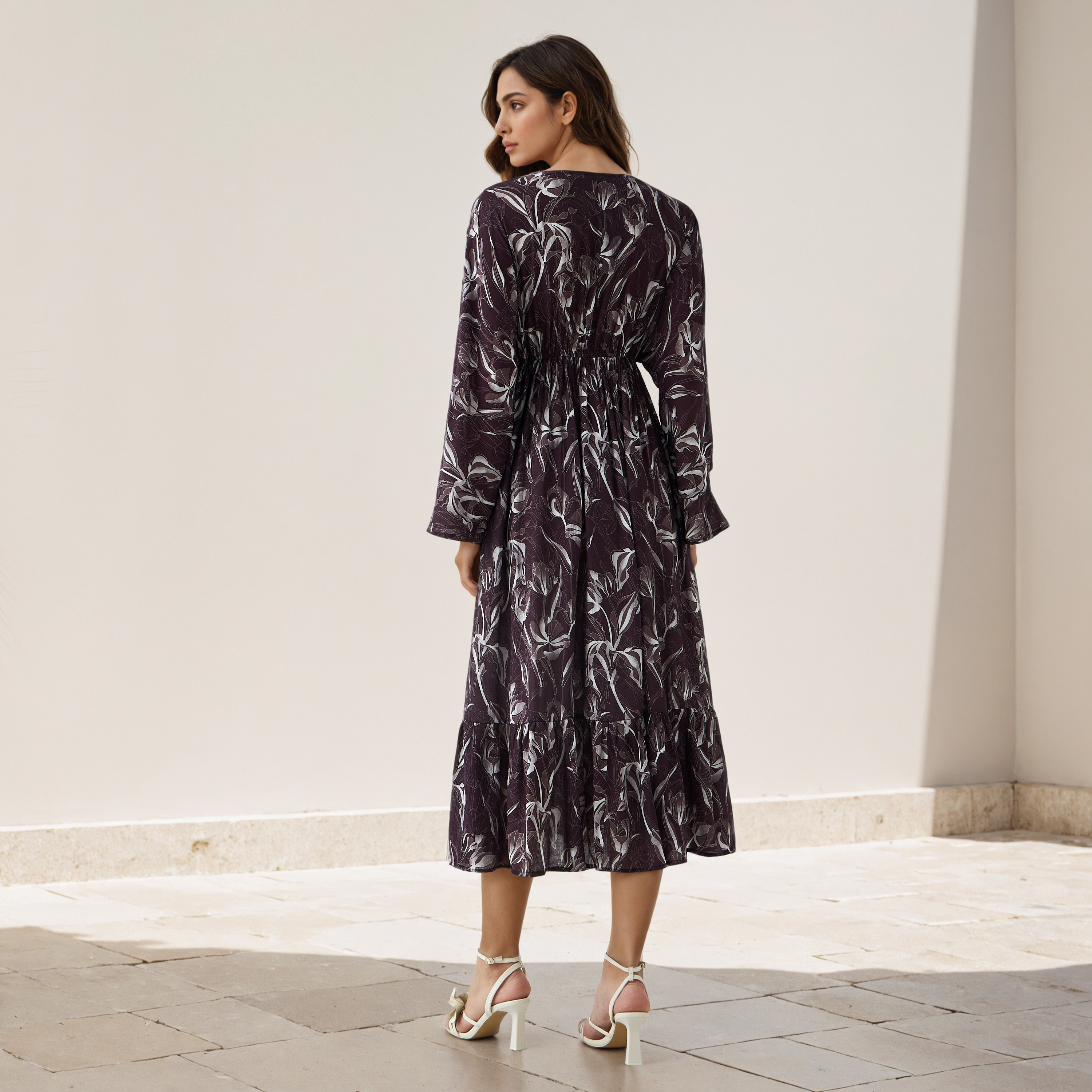 Floral Print Kaftan Women Dress Viscose-PROMO_SP_QA__6_RGCC_BUY2FOR199_040325-image-3