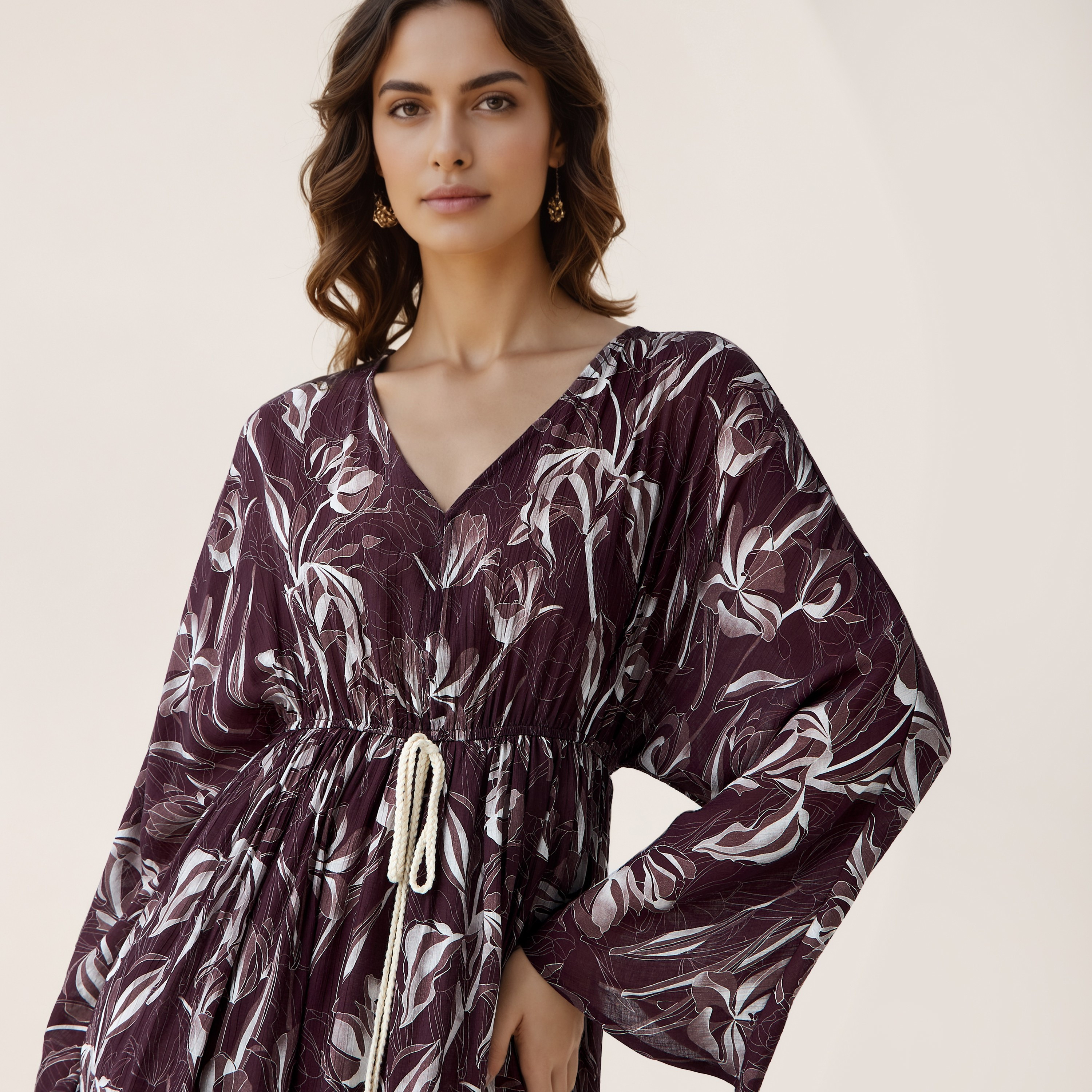 Floral Print Kaftan Women Dress Viscose-PROMO_SP_QA__6_RGCC_BUY2FOR199_040325-image-4