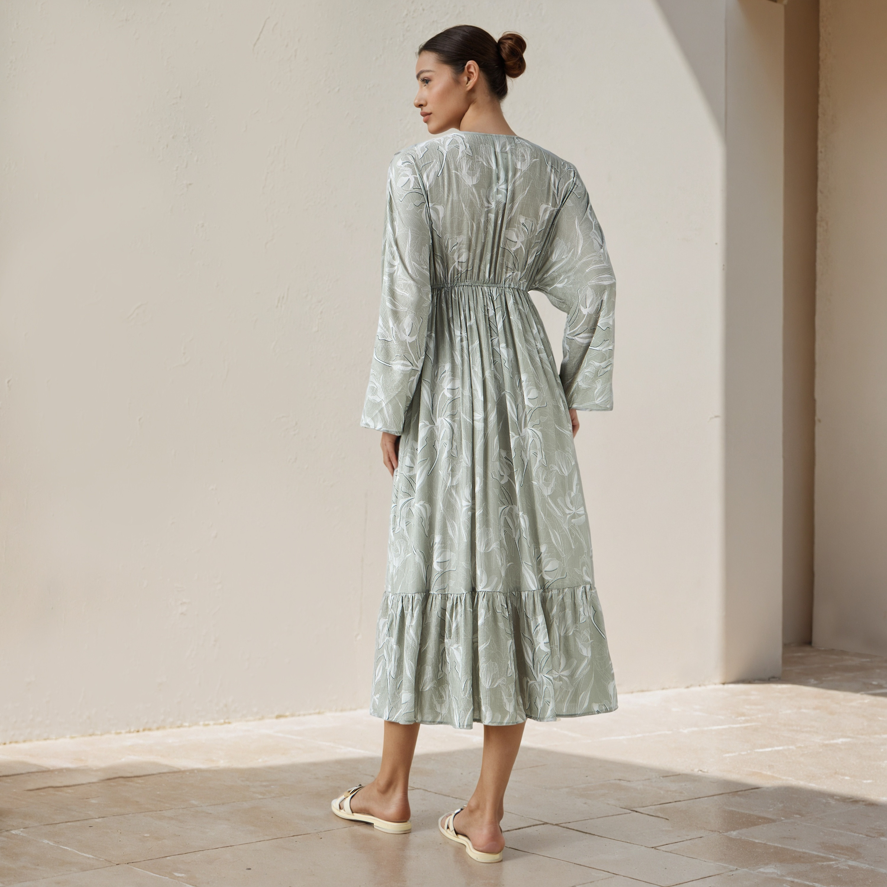 Floral Print Kaftan Women Dress Viscose-PROMO_SP_AE__6_RGCC_BUY2FOR199_040325-image-3