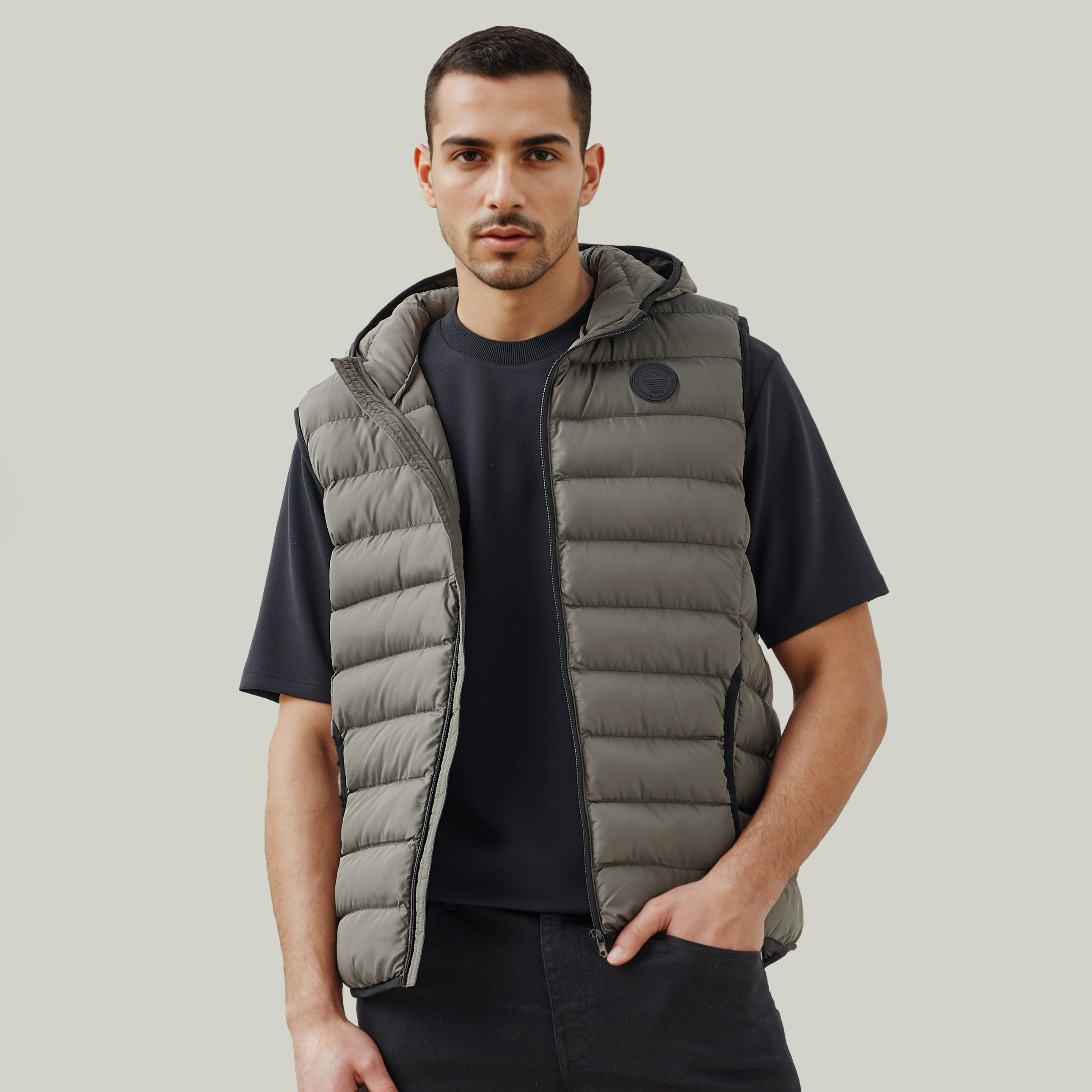 Quilted Lightweight Hooded Gilet with Pockets-men-clothing-jacketsandblazers-coats-image-7
