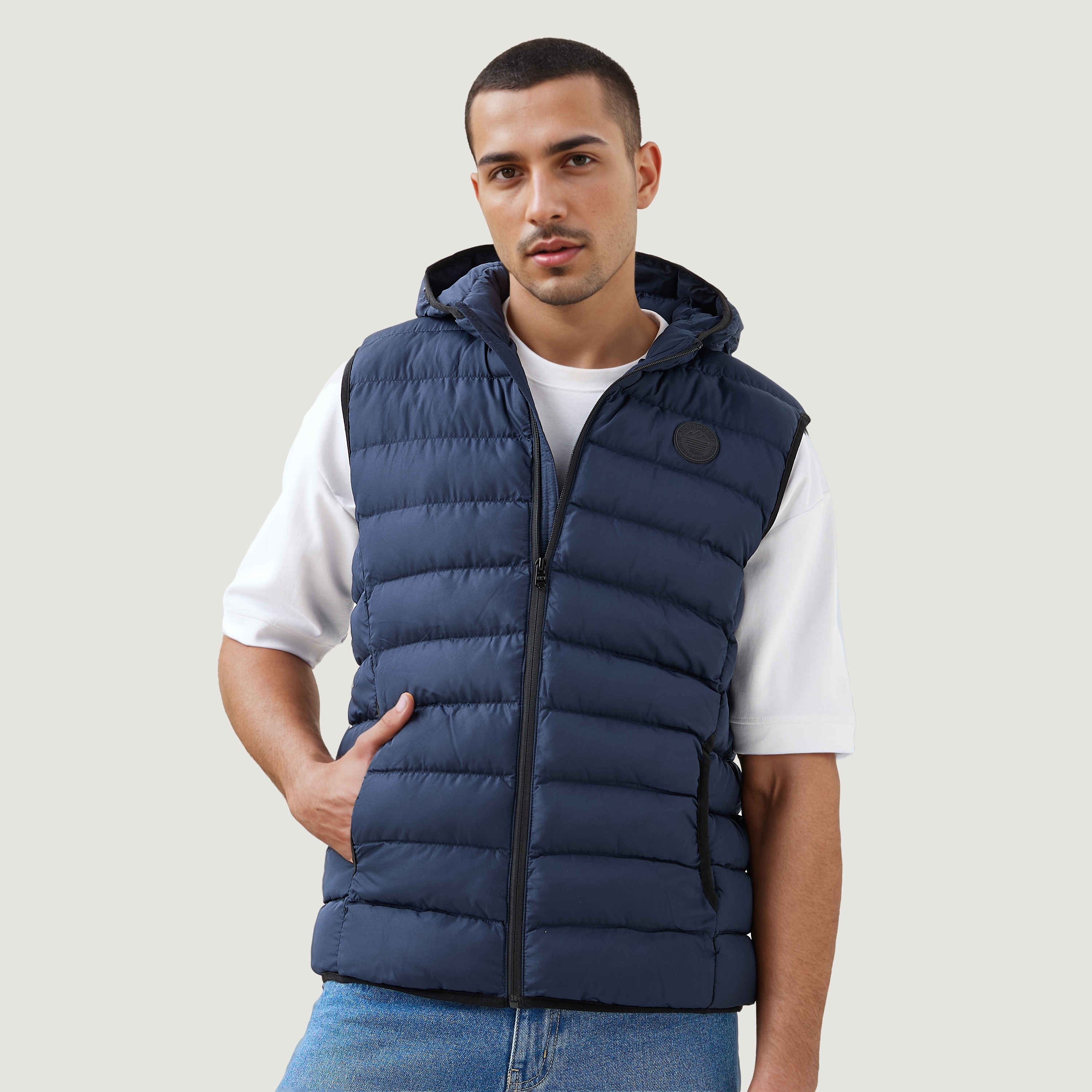 Quilted Lightweight Hooded Gilet with Pockets-men-clothing-jacketsandblazers-coats-image-2