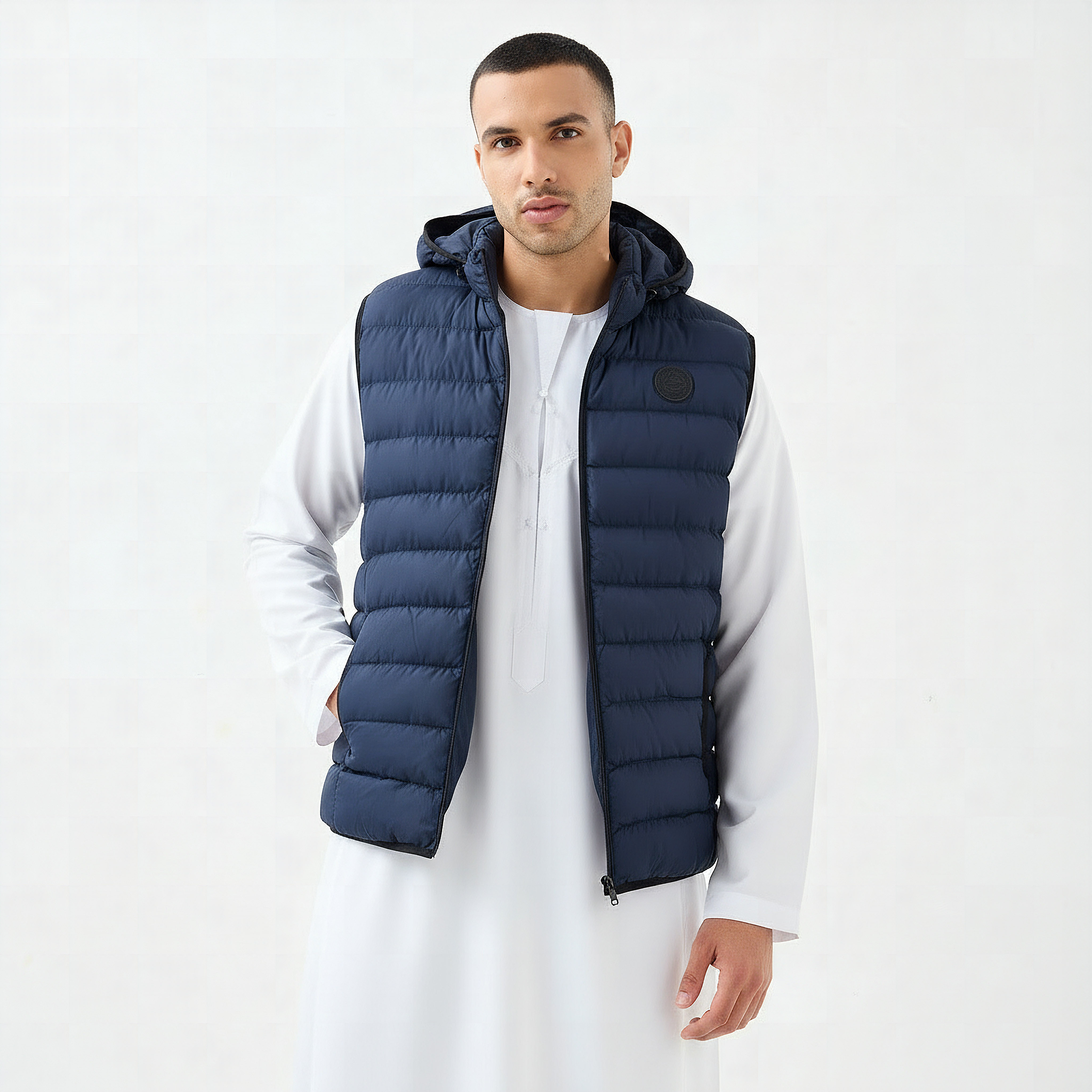 Quilted Lightweight Hooded Gilet with Pockets-men-clothing-jacketsandblazers-coats-image-1