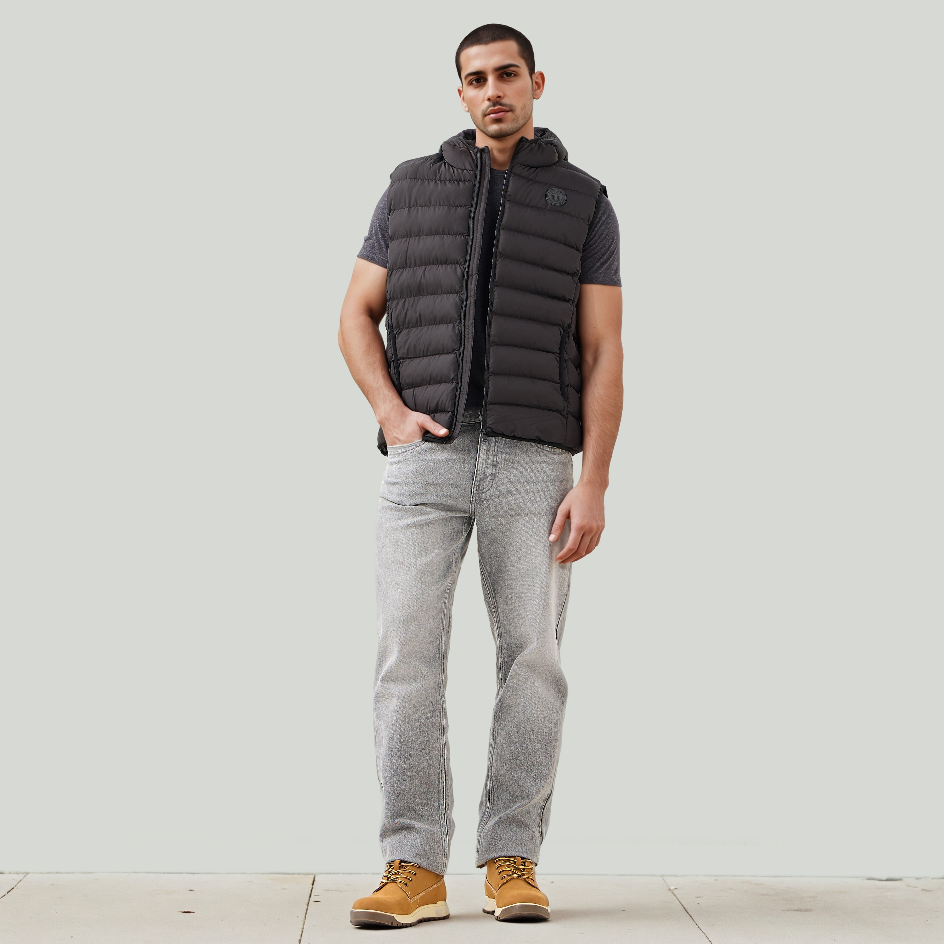 Quilted Lightweight Hooded Gilet with Pockets-men-clothing-jacketsandblazers-coats-image-3