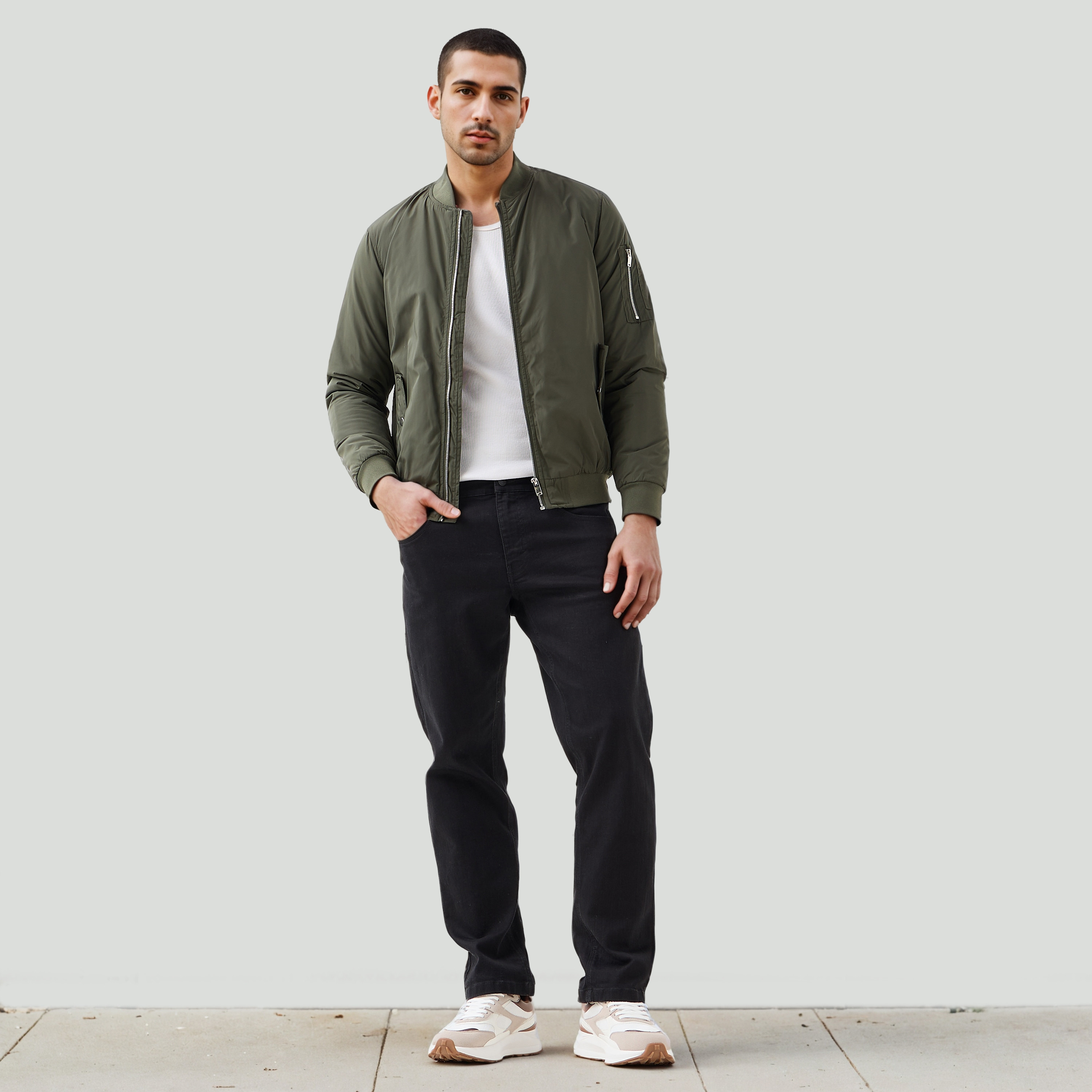 Lightweight Biker Jacket with Zip Pockets-men-clothing-jacketsandblazers-jackets-image-2