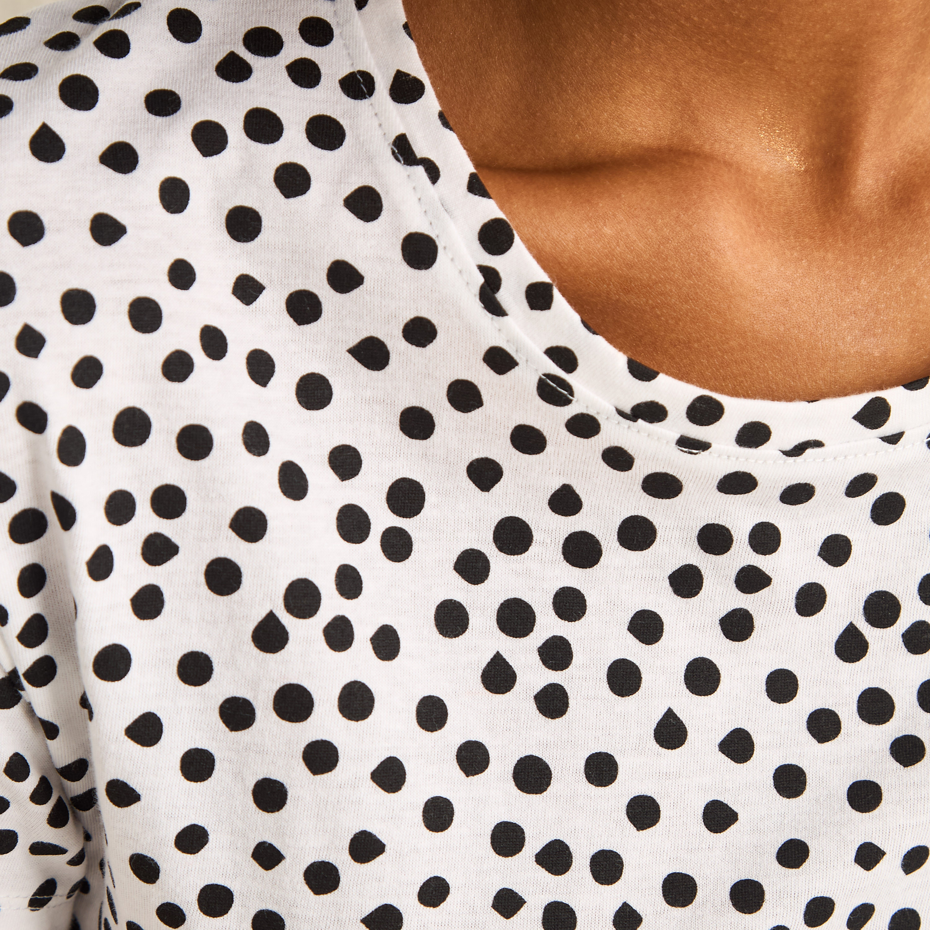 Knee Length Night Dress with Print-women-clothing-nightwear-nighties-image-5
