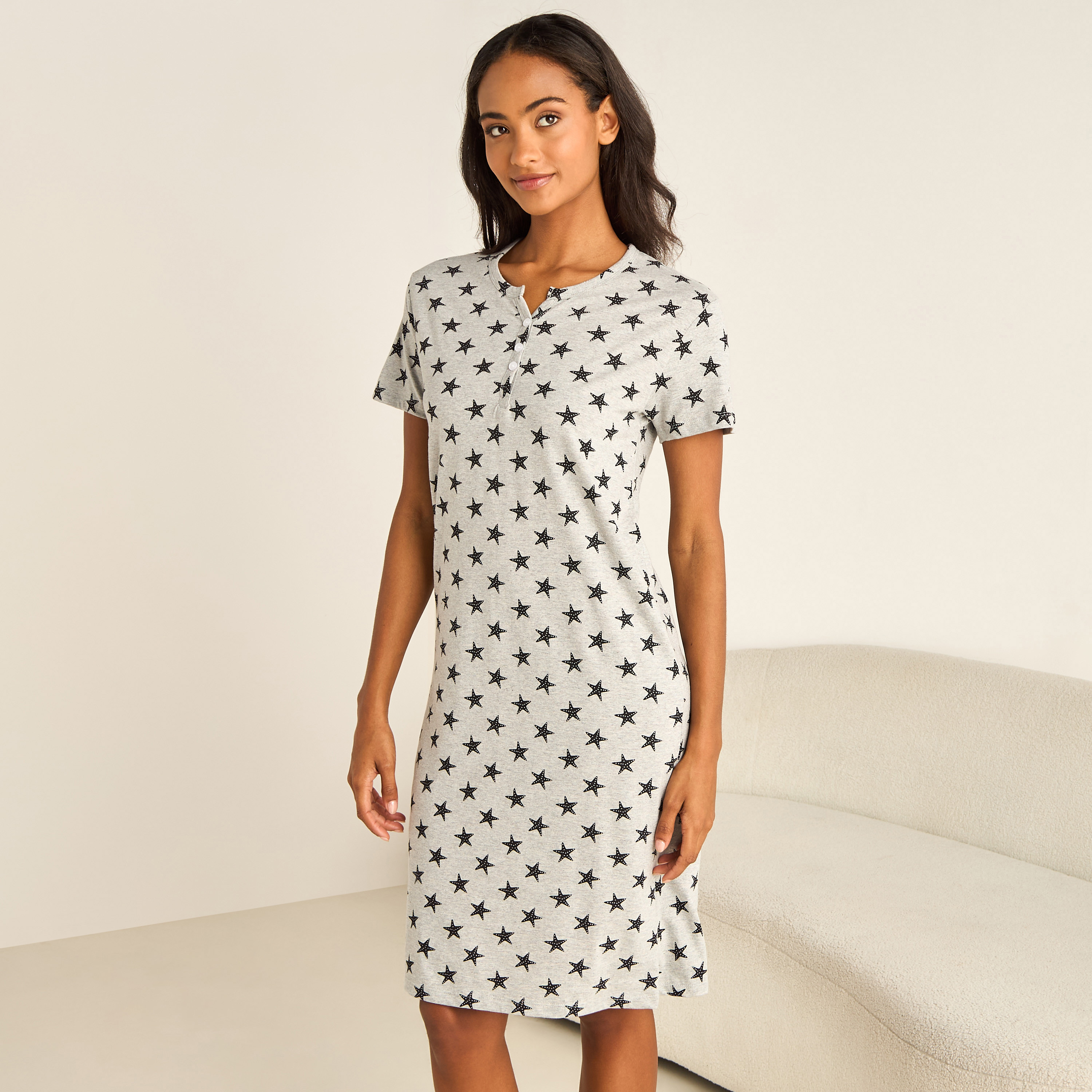 Nighty Knee Length-women-clothing-nightwear-nighties-image-2