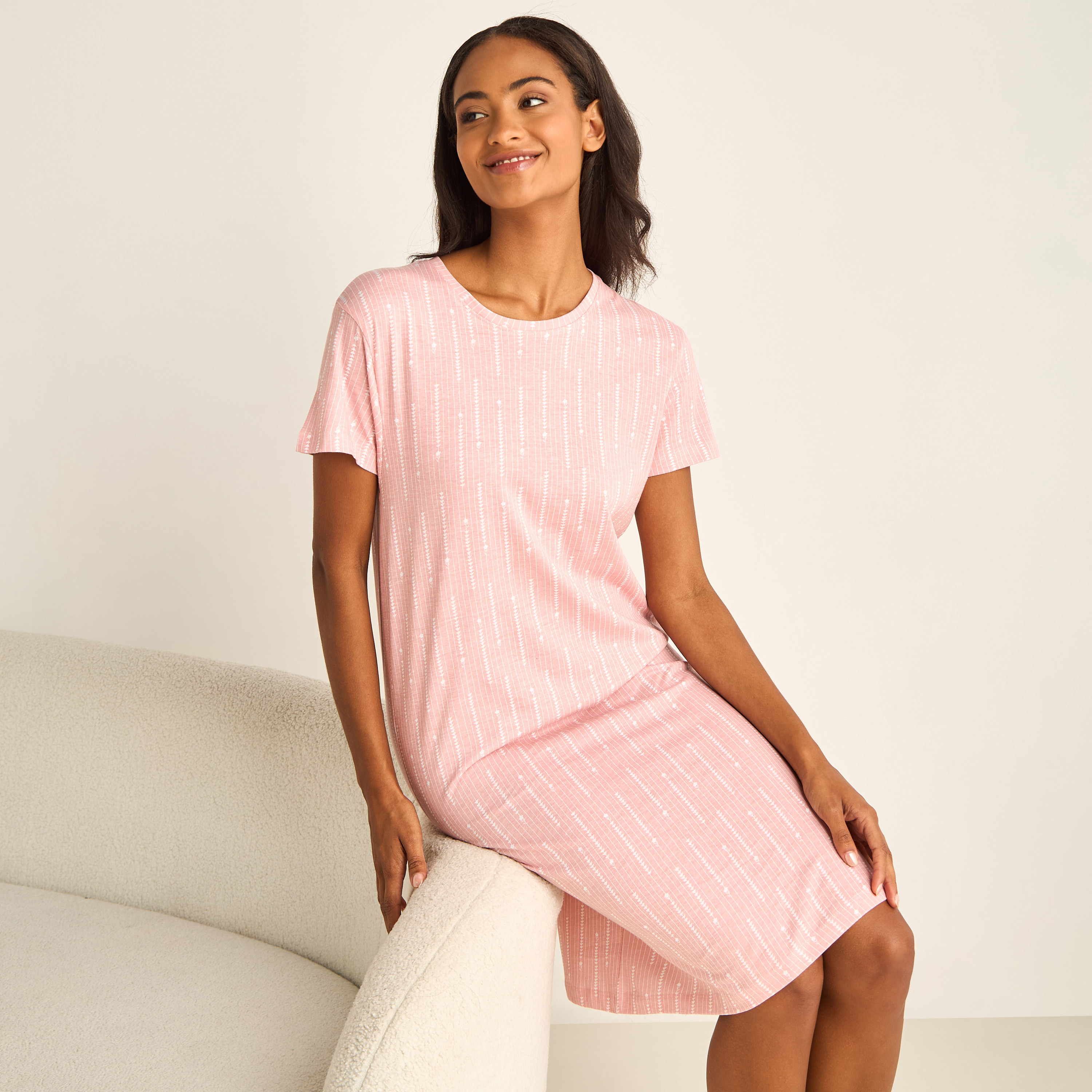 Nighty Knee Length-women-clothing-nightwear-nighties-image-1