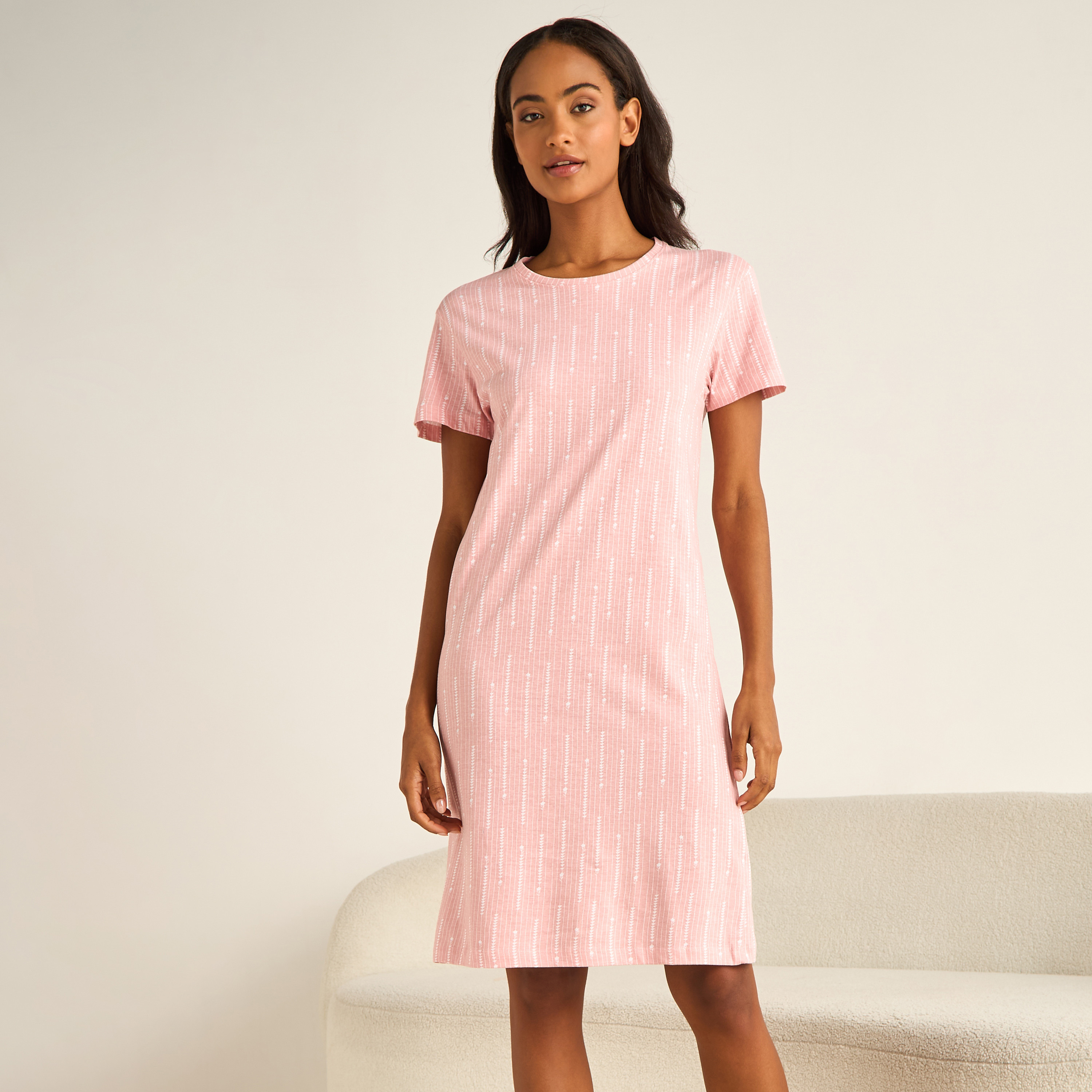 Nighty Knee Length-women-clothing-nightwear-nighties-image-2