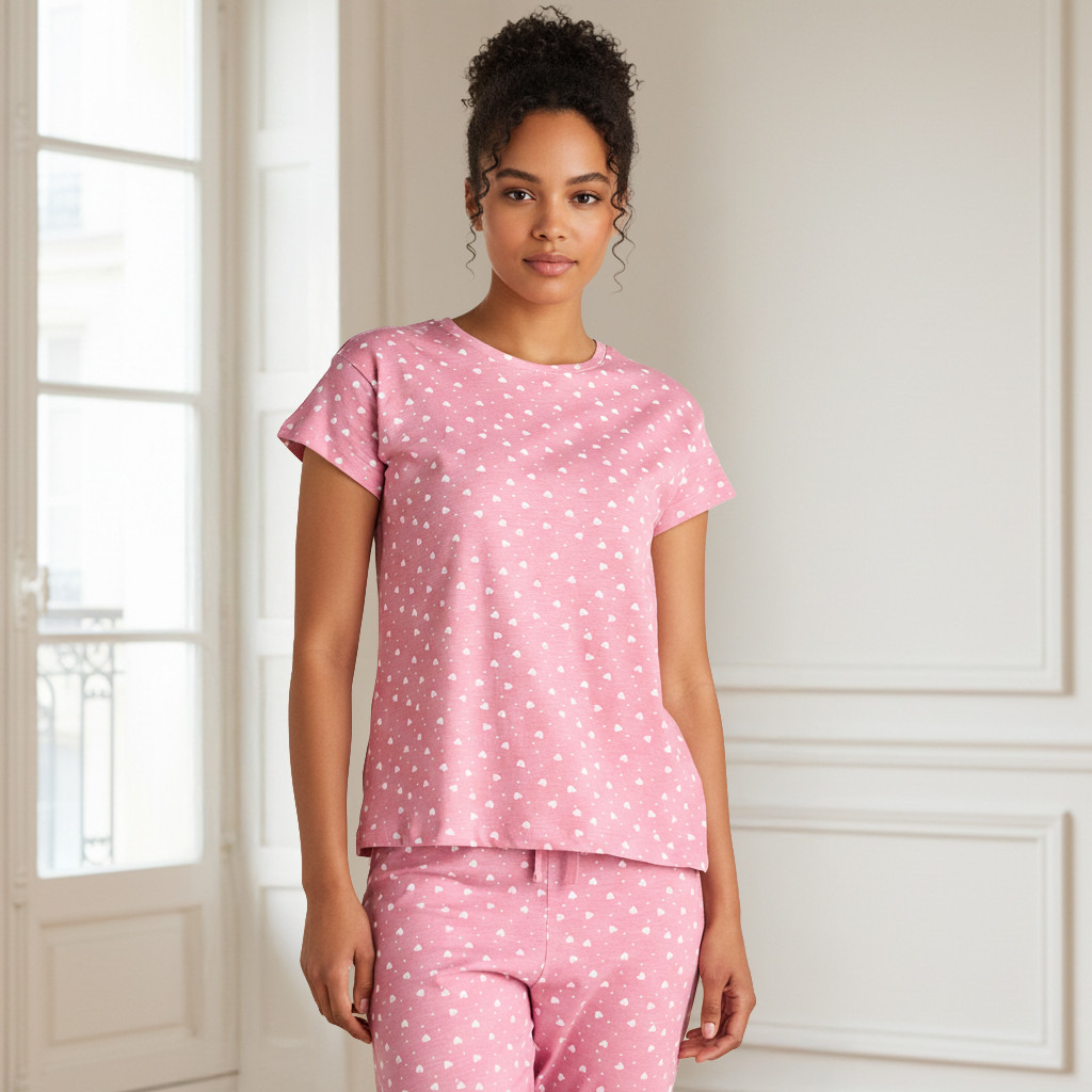 Pyjama Set T-shirt & Pants-women-clothing-nightwear-pyjamas-longsets-image-2