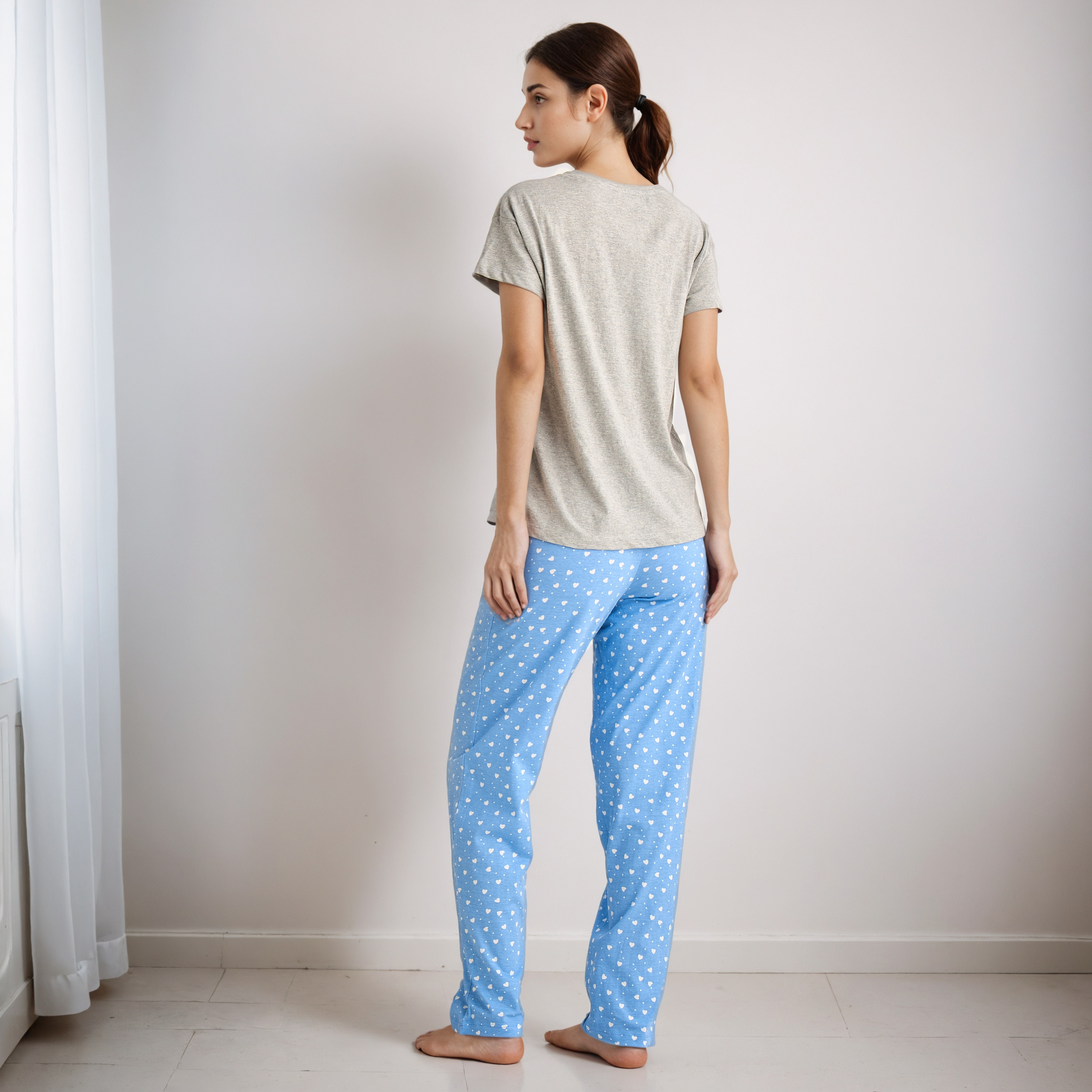 Pyjama Set T-shirt & Pants-women-clothing-nightwear-pyjamas-longsets-image-3