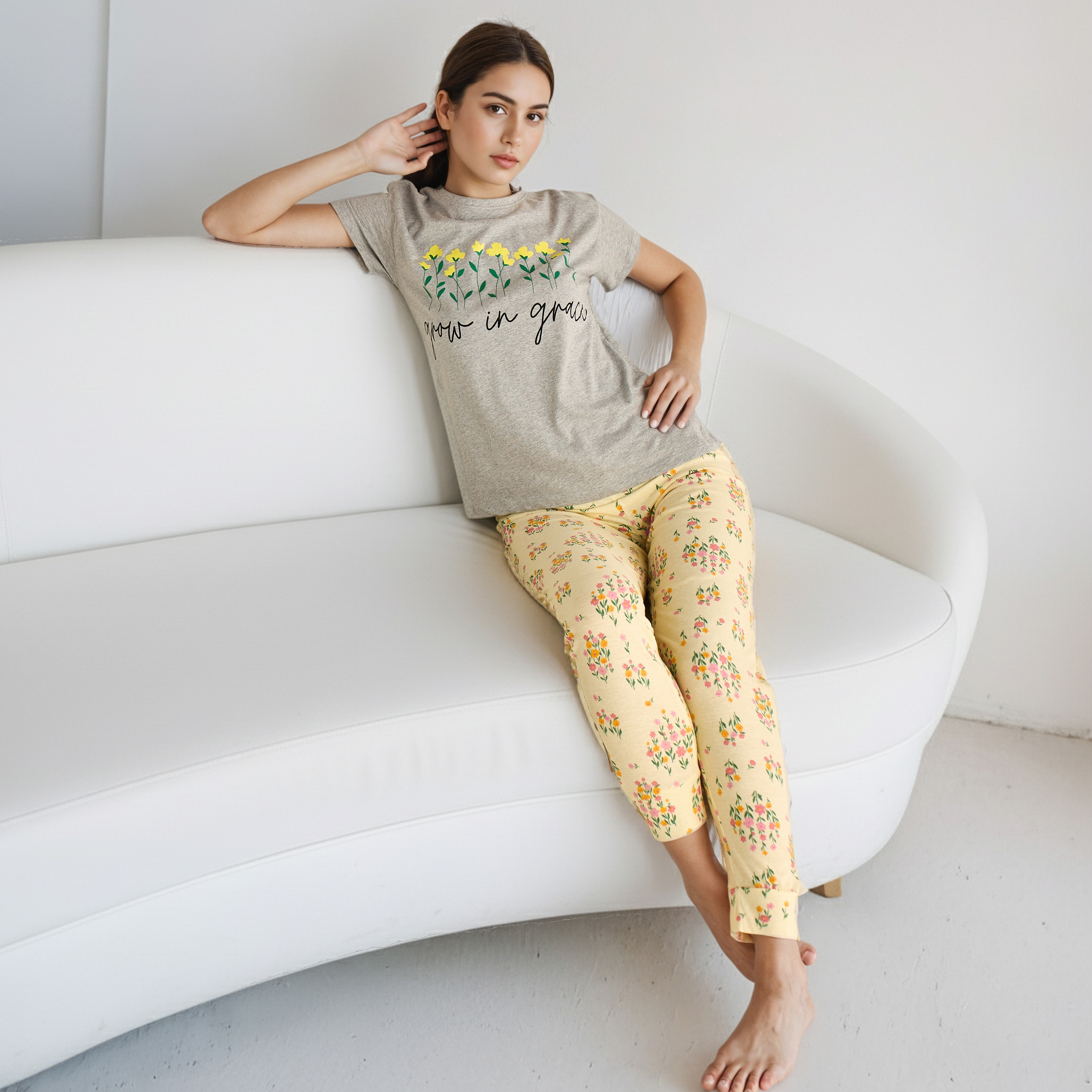 Pyjama Set T-shirt & Pants-women-clothing-nightwear-pyjamas-longsets-image-1