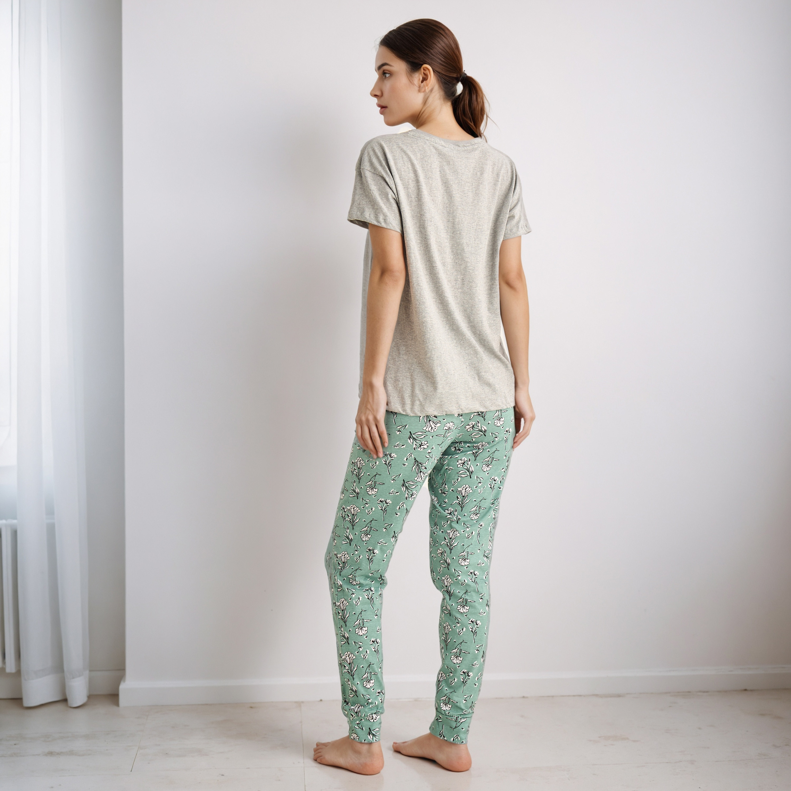 Pyjama Set T-shirt & Pants-women-clothing-nightwear-pyjamas-longsets-image-3