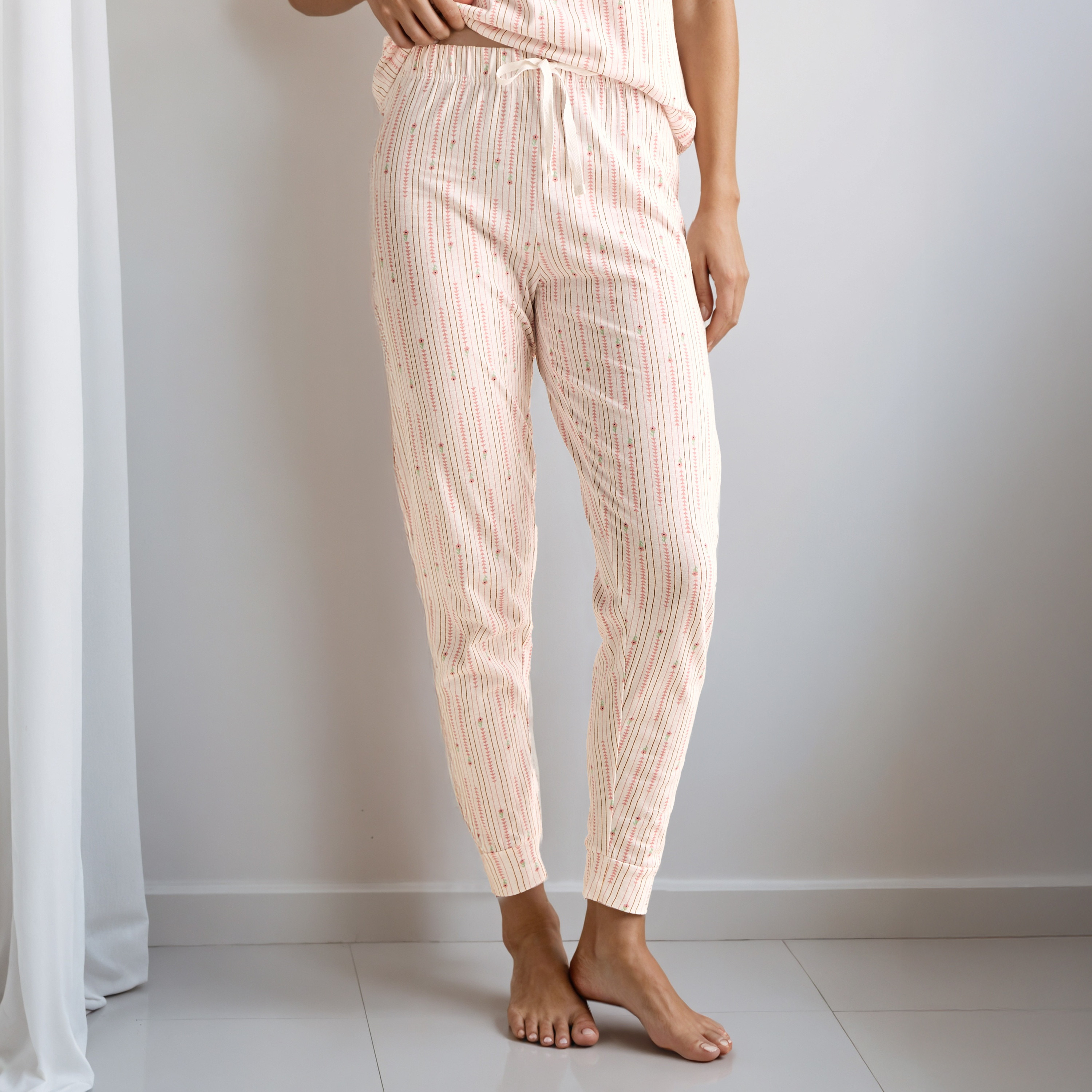 Pyjama Set T-shirt & Trousers-women-clothing-nightwear-pyjamas-longsets-image-4