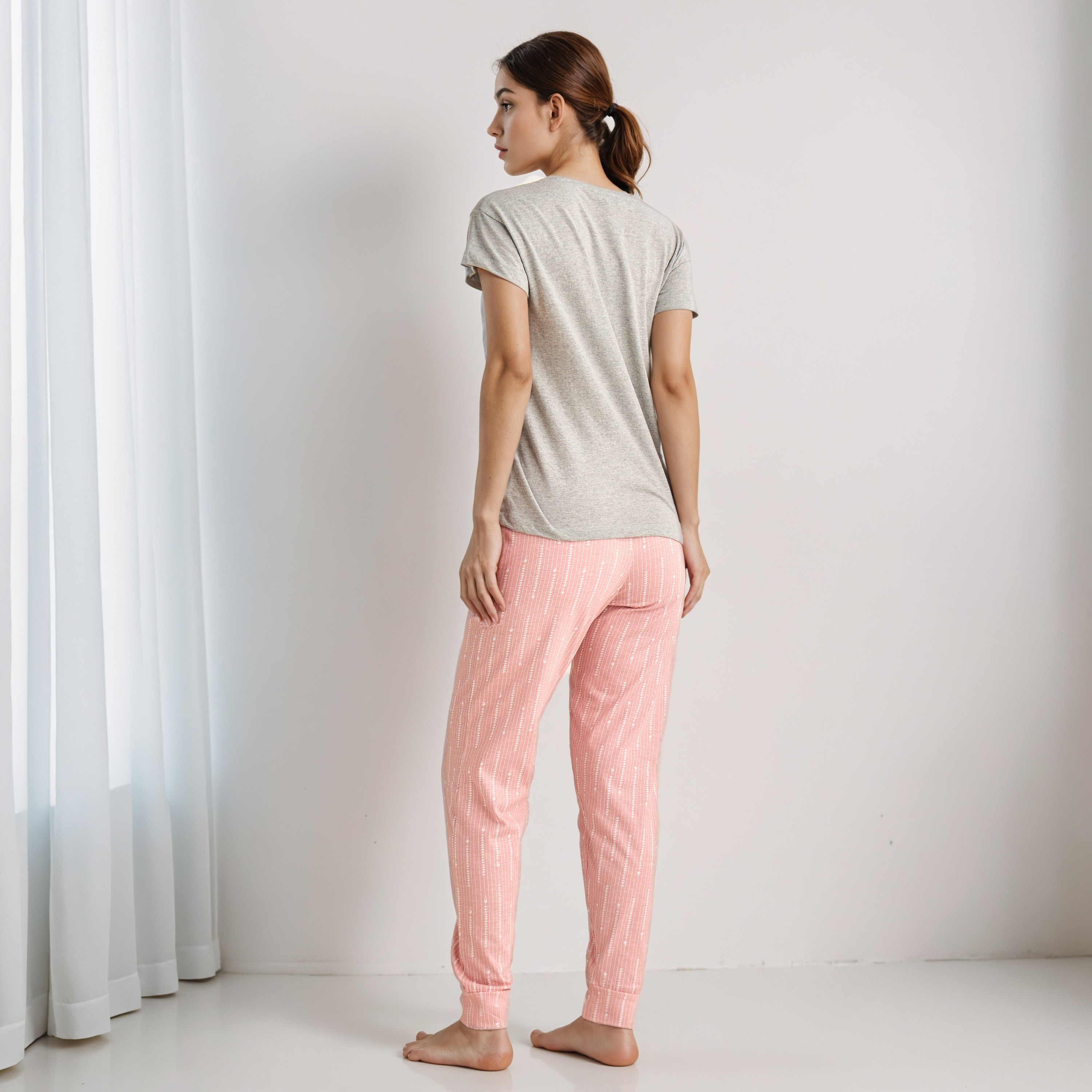 Pyjama Set T-shirt & Pants-women-clothing-nightwear-pyjamas-longsets-image-3