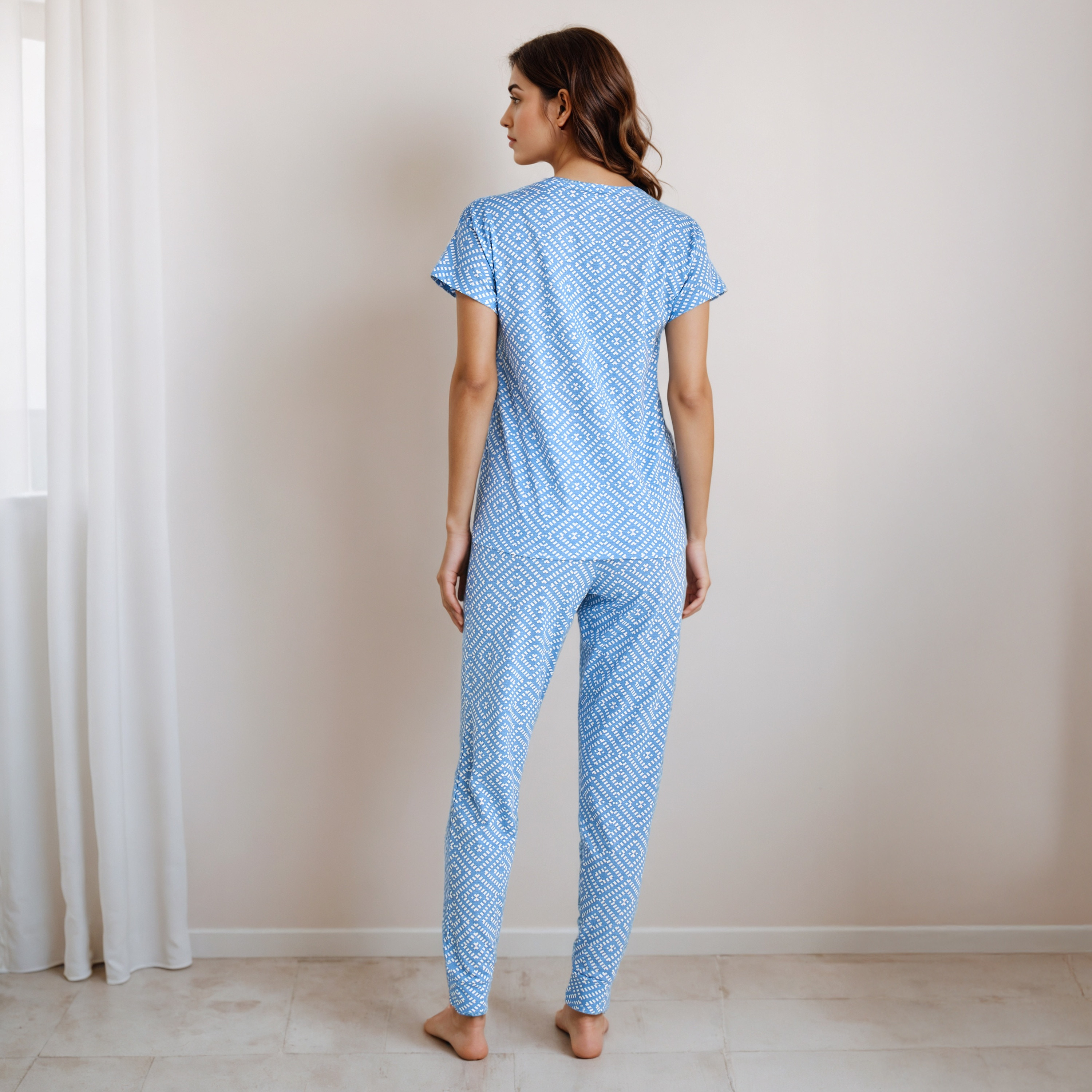 Pyjama Set T-shirt & Pants-women-clothing-nightwear-pyjamas-longsets-image-3