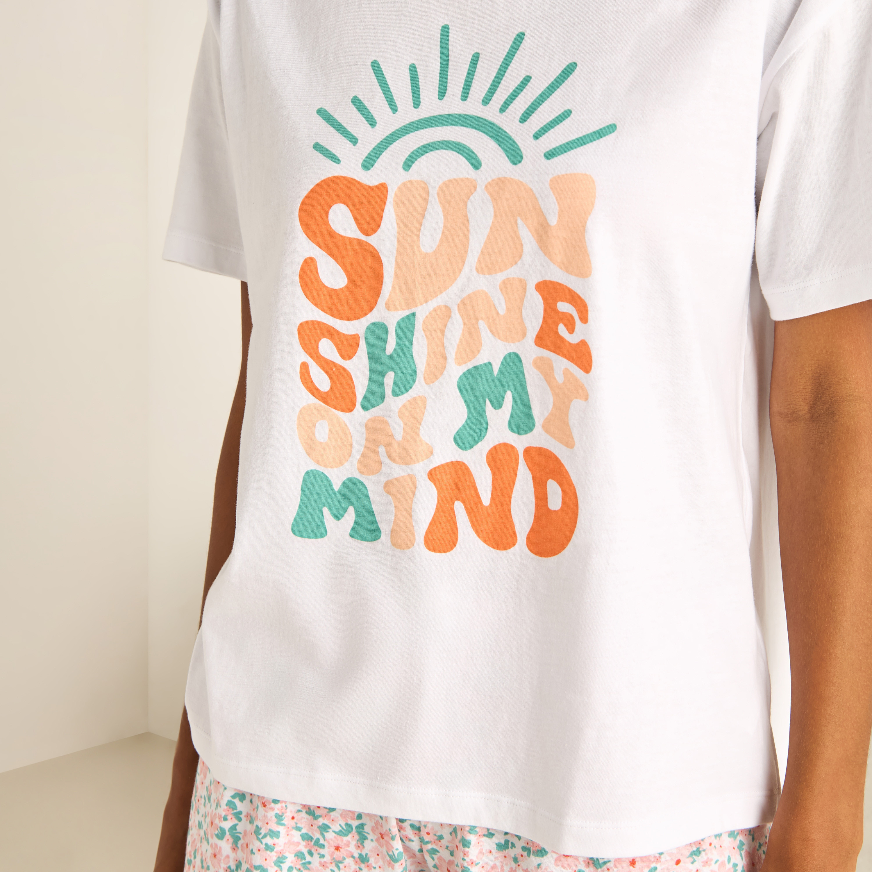 Pyjama Short Set T-shirt & Shorts-women-clothing-nightwear-pyjamas-shortsets-image-5