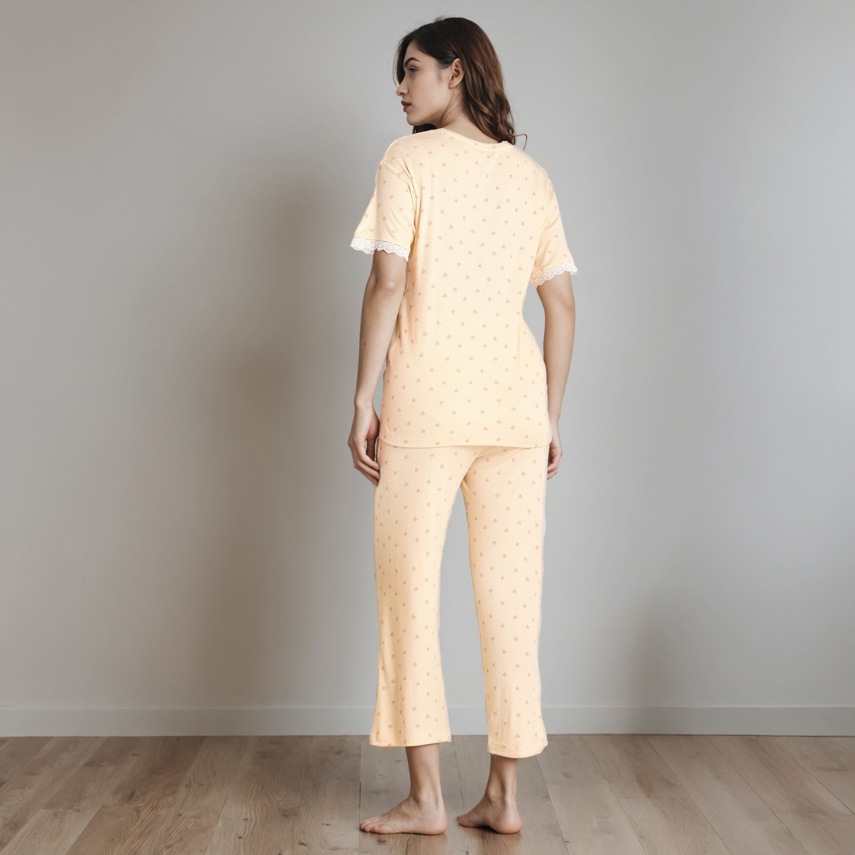 Printed T-shirt and Pyjama Set-women-clothing-nightwear-pyjamas-longsets-image-4