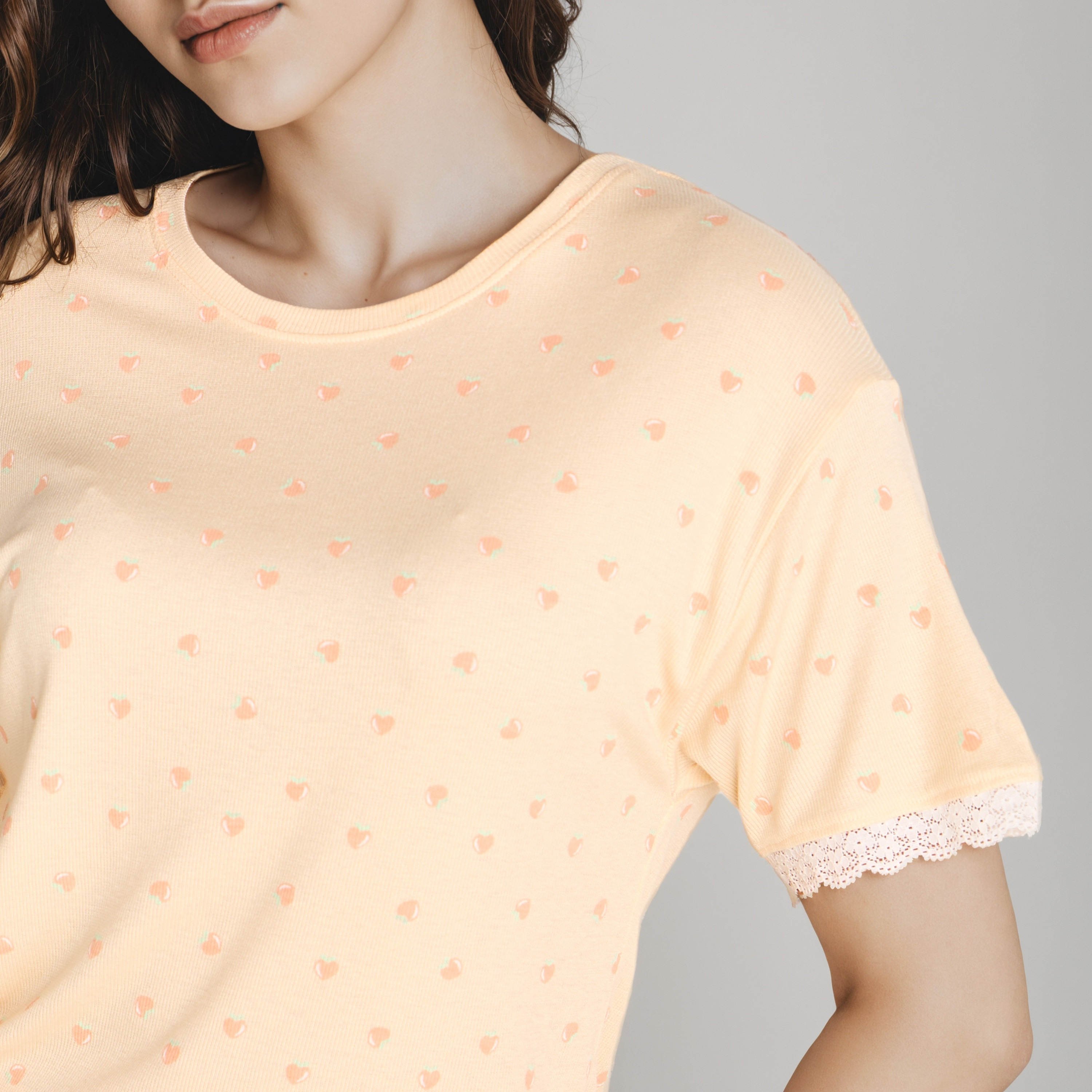 Printed T-shirt and Pyjama Set-women-clothing-nightwear-pyjamas-longsets-image-5