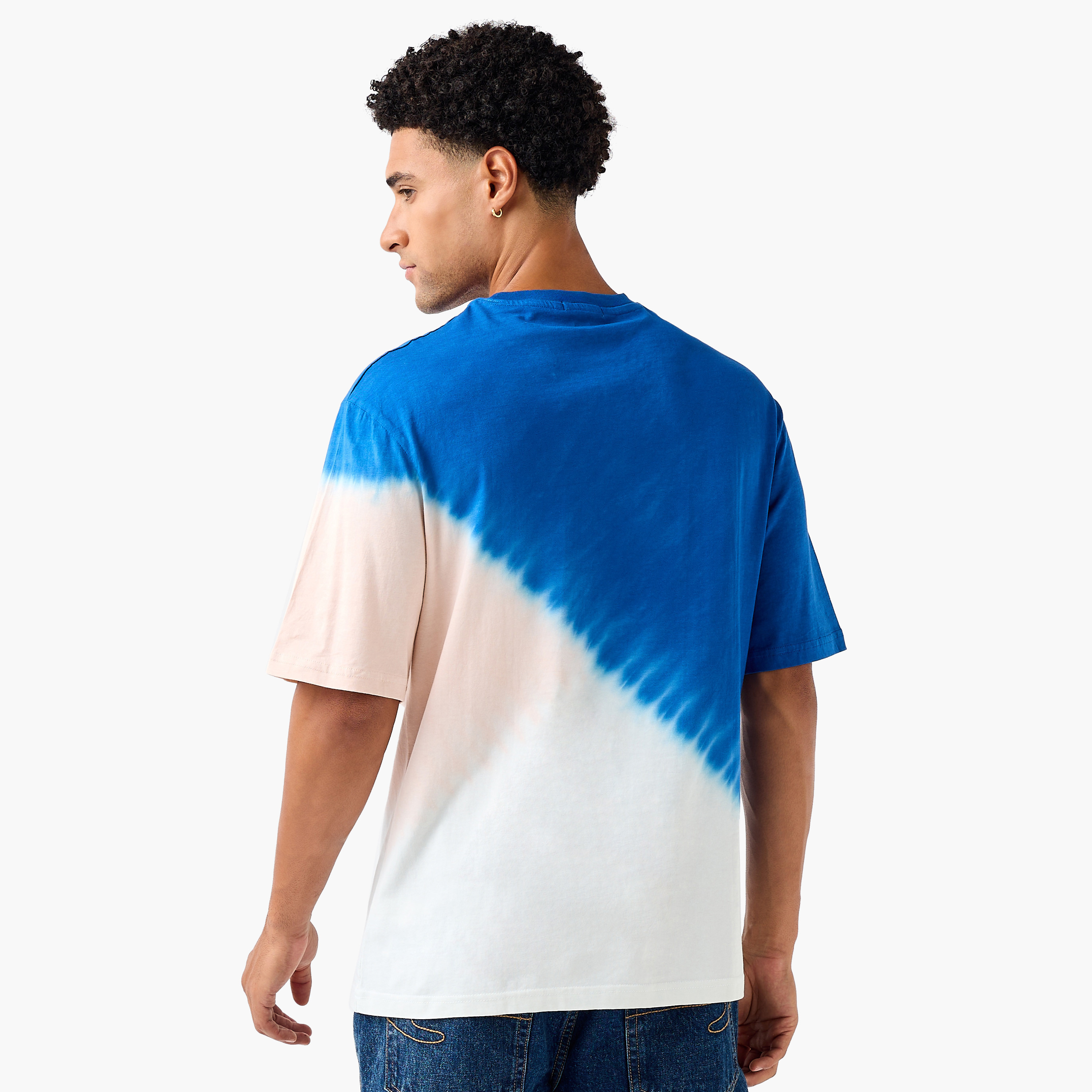 Men Regular Fit Crew Neck Short Sleeves Tie-Dyed T-Shirt-men-clothing-tshirtsandpolos-tshirts-image-3