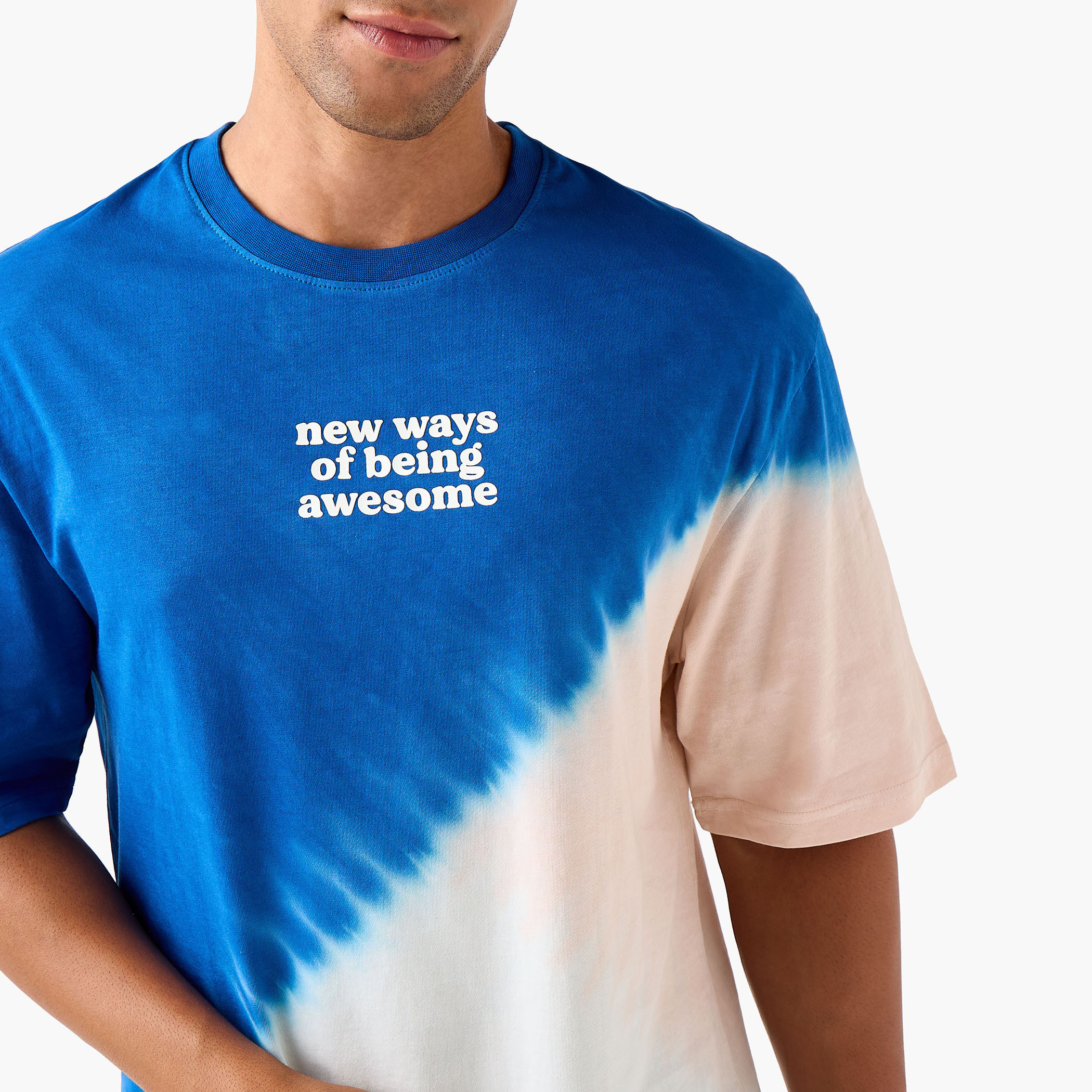 Men Regular Fit Crew Neck Short Sleeves Tie-Dyed T-Shirt-men-clothing-tshirtsandpolos-tshirts-image-4