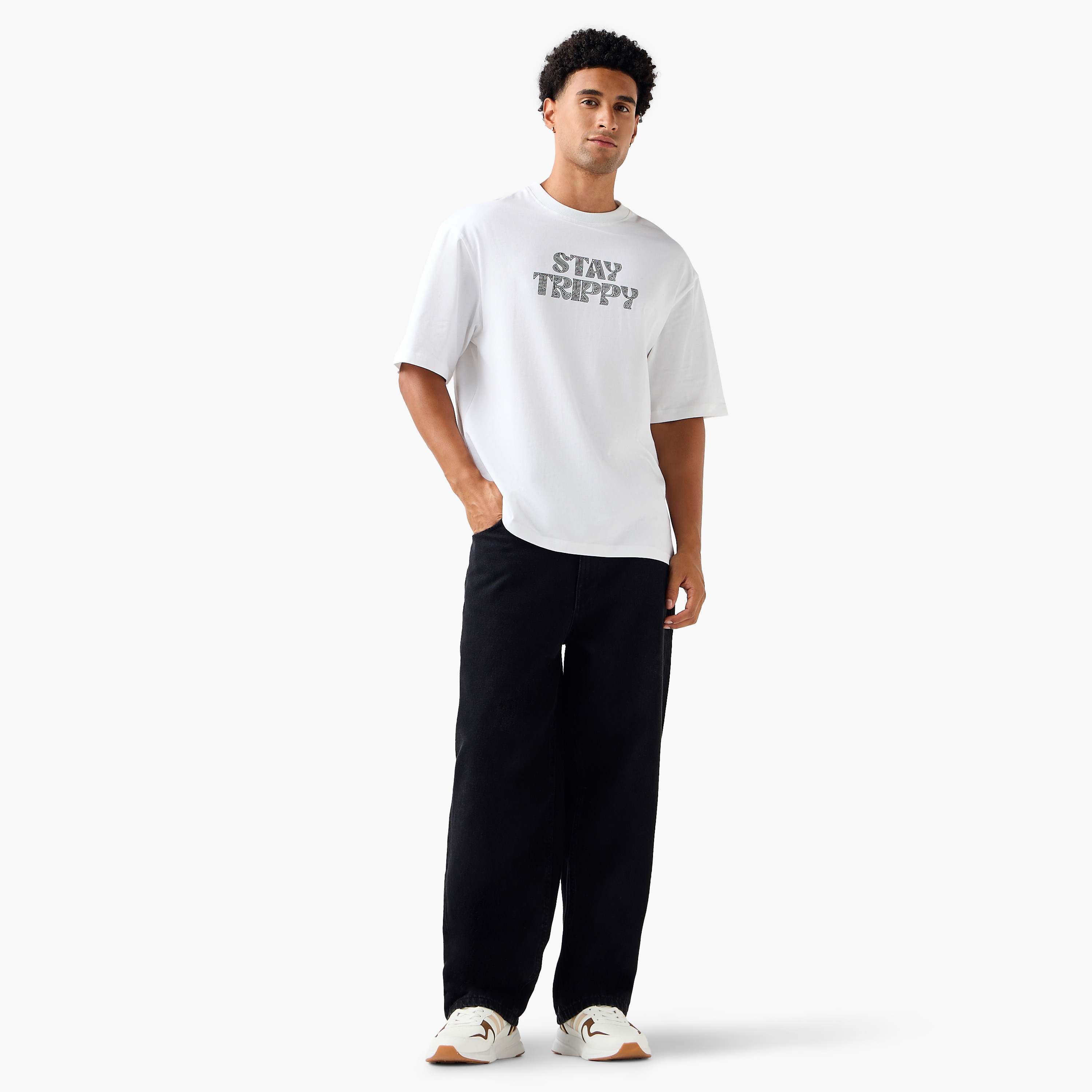 Men Regular Fit Crew Neck Short Sleeves T-shirt-men-clothing-tshirtsandpolos-tshirts-image-2