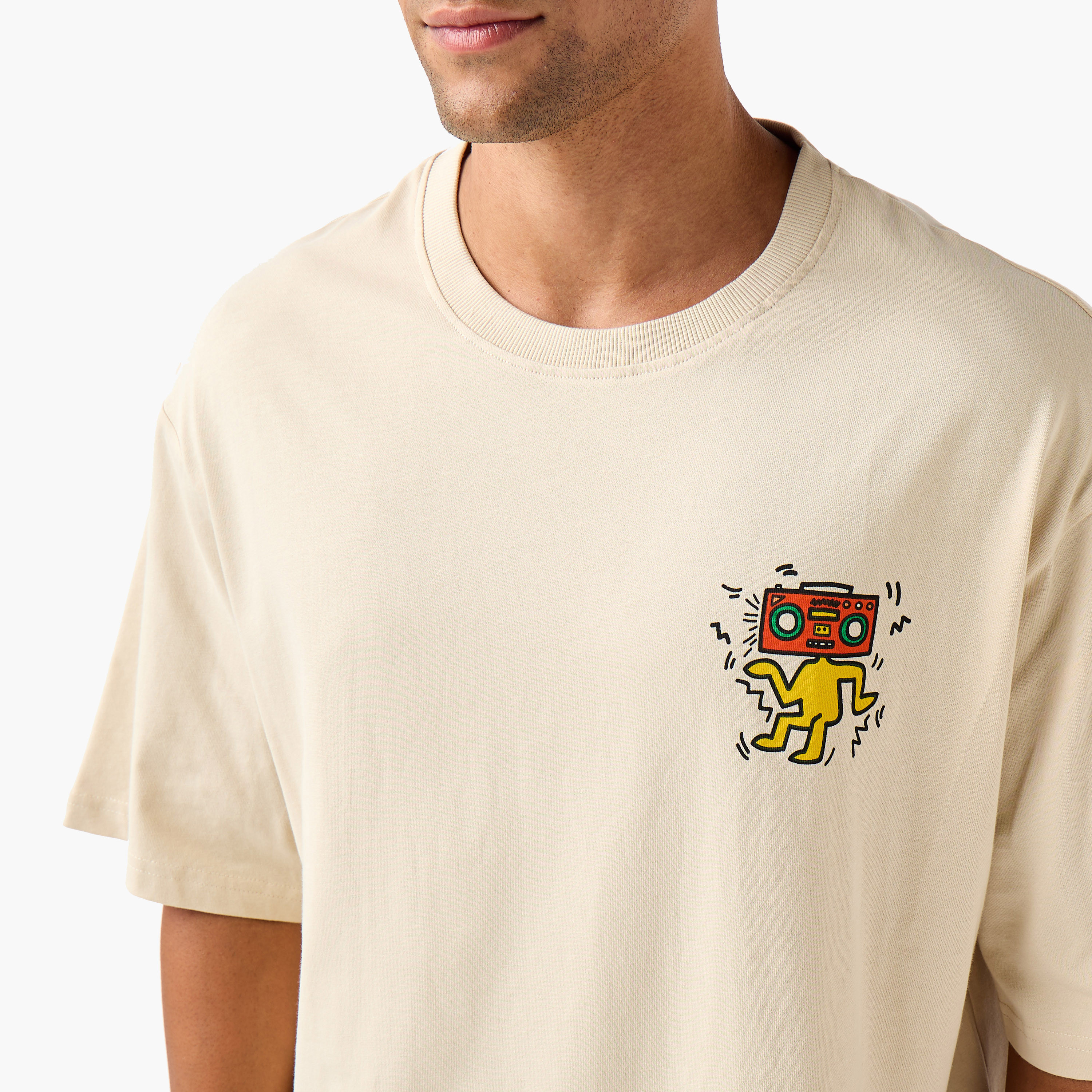 Men Regular Fit Crew Neck Short Sleeves Graphic Print T-Shirt-men-clothing-tshirtsandpolos-tshirts-image-4