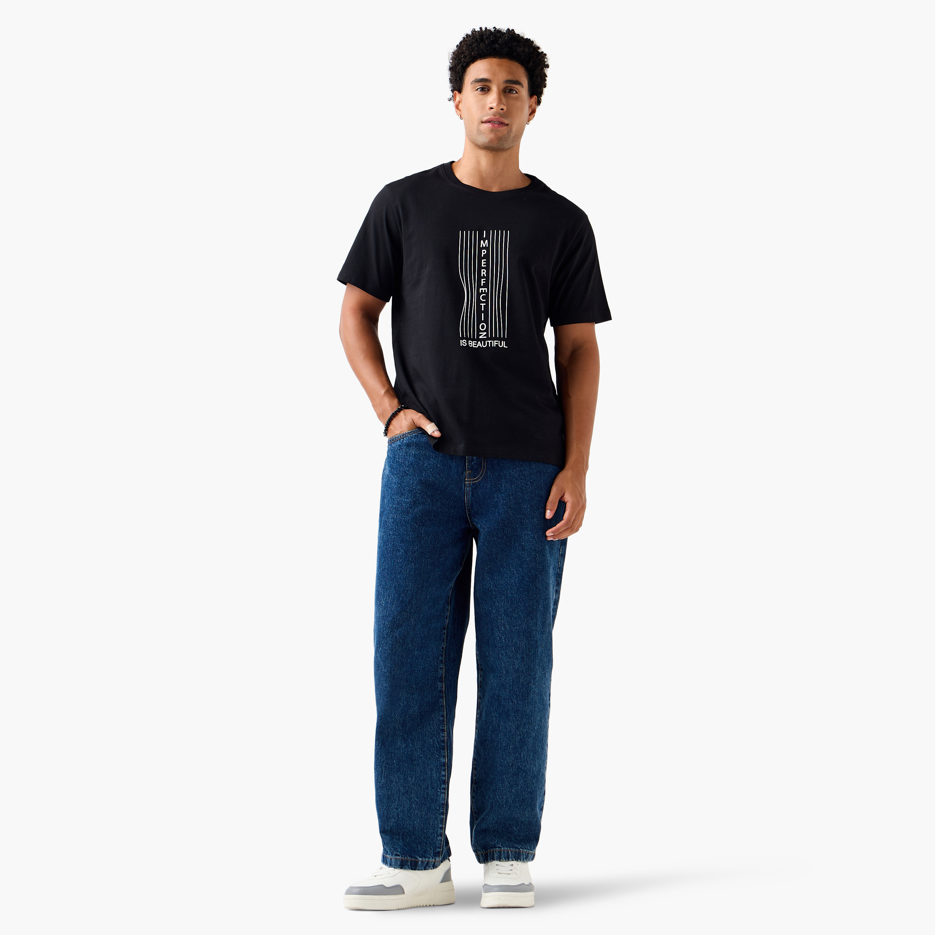 Men Regular Fit Crew Neck Short Sleeves Slogan Print T-shirt-men-clothing-tshirtsandpolos-tshirts-image-2
