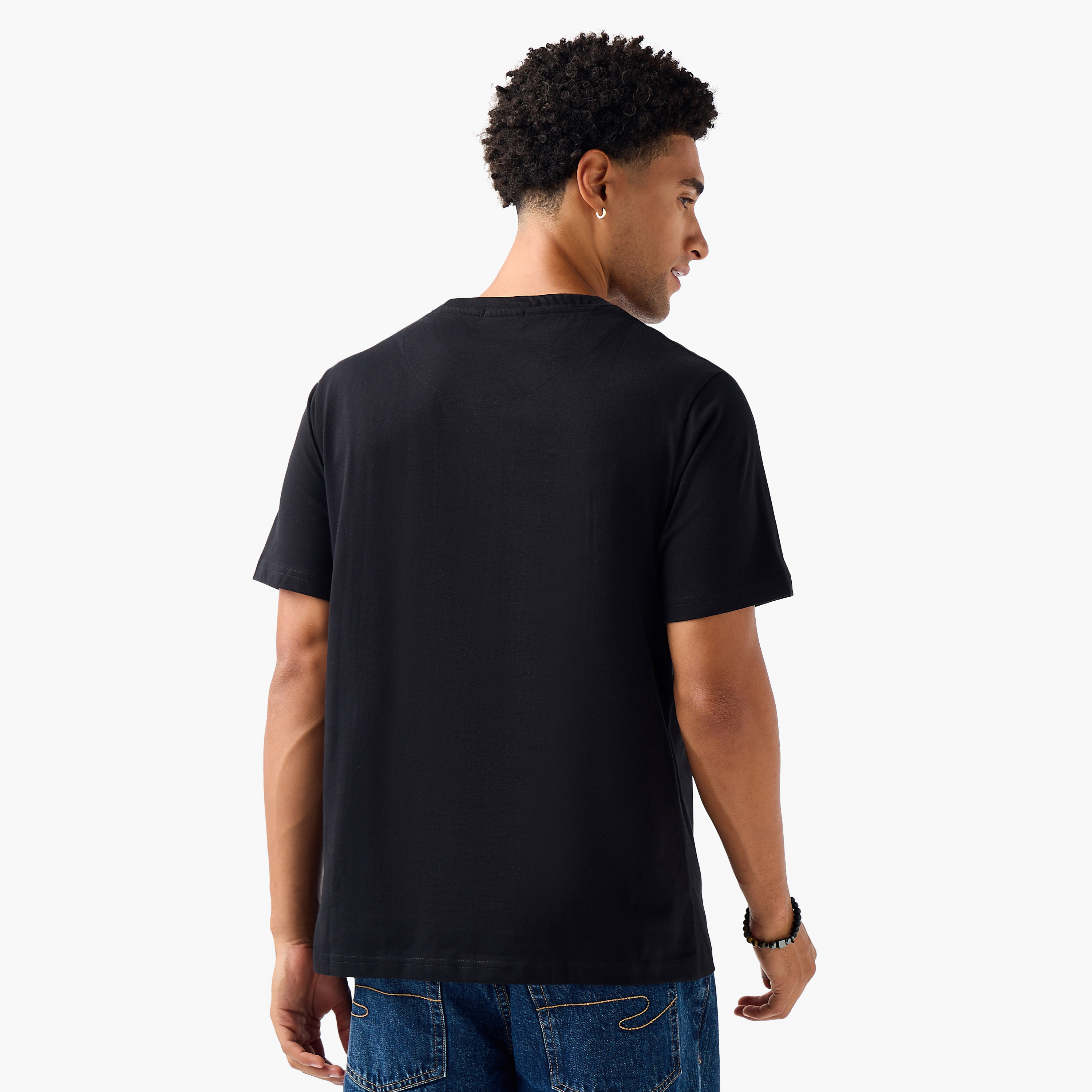 Men Regular Fit Crew Neck Short Sleeves Slogan Print T-shirt-men-clothing-tshirtsandpolos-tshirts-image-3