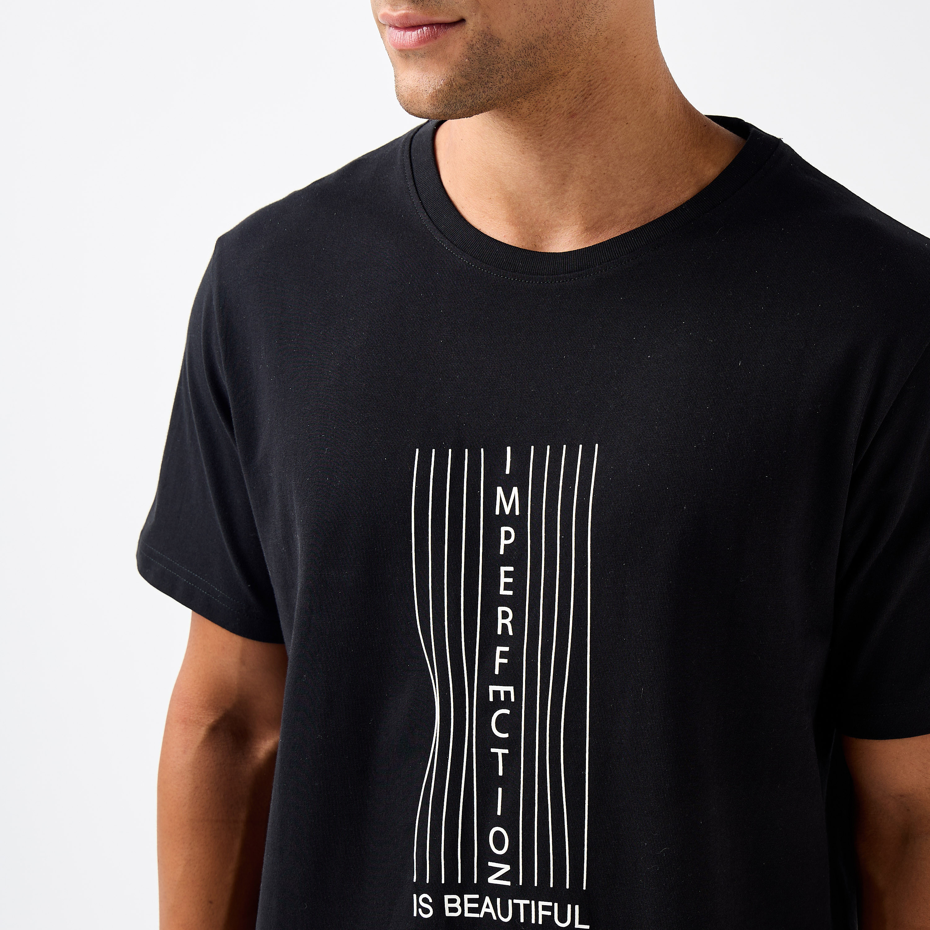 Men Regular Fit Crew Neck Short Sleeves Slogan Print T-shirt-men-clothing-tshirtsandpolos-tshirts-image-4