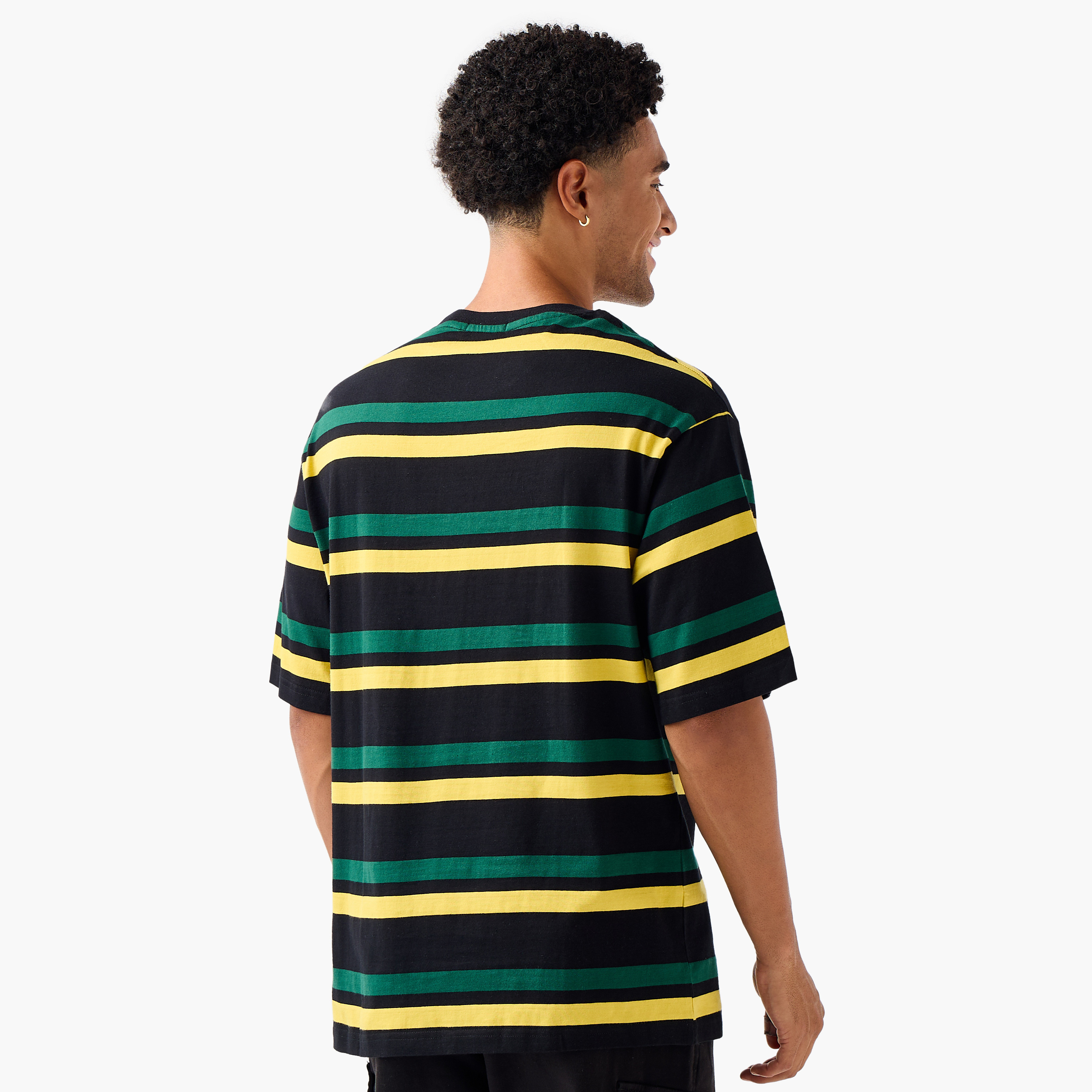 Men Regular Fit Crew Neck Short Sleeves Striped T-shirt-men-clothing-tshirtsandpolos-tshirts-image-3