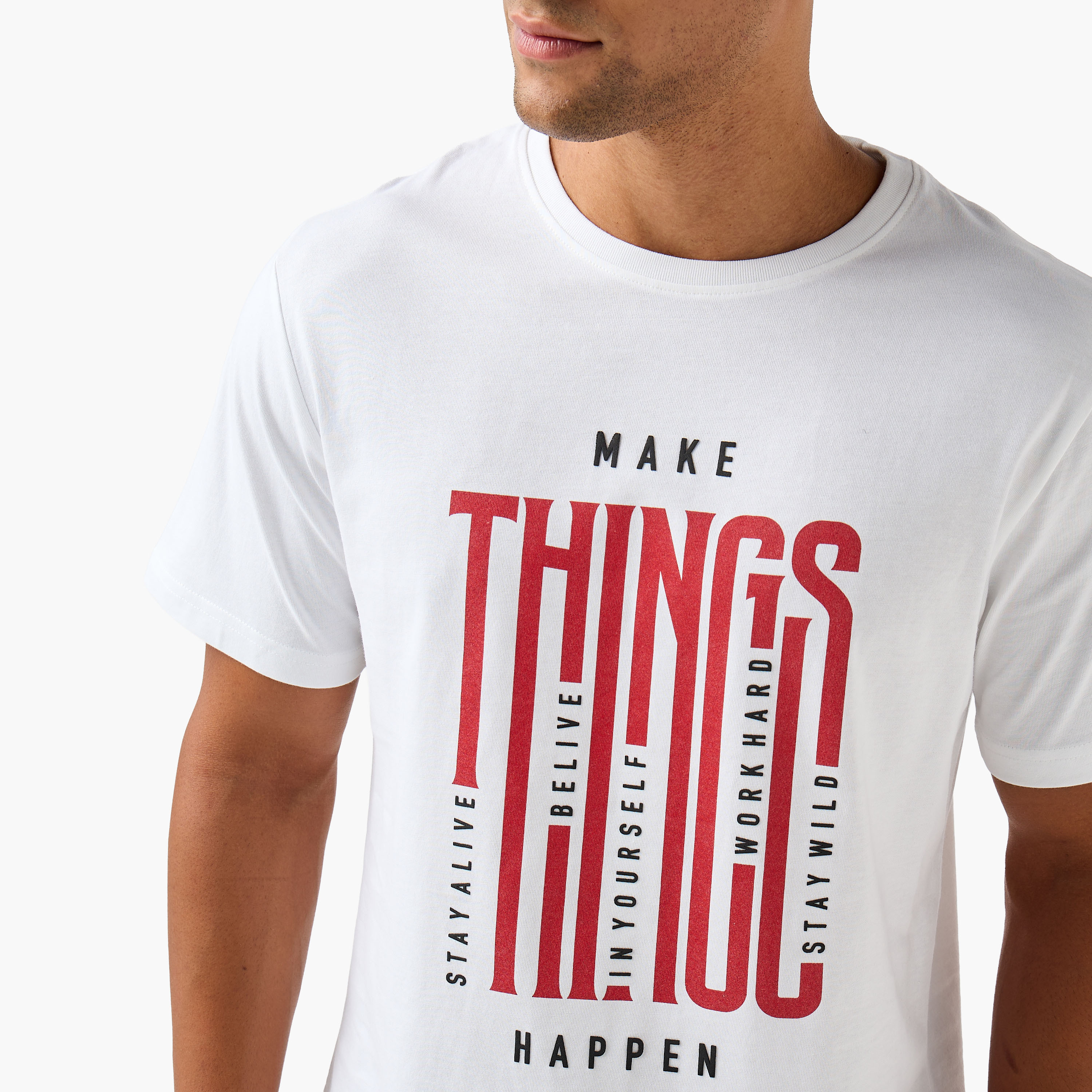 Men Regular Fit Crew Neck Short Sleeves Slogan Print T-shirt-men-clothing-tshirtsandpolos-tshirts-image-4