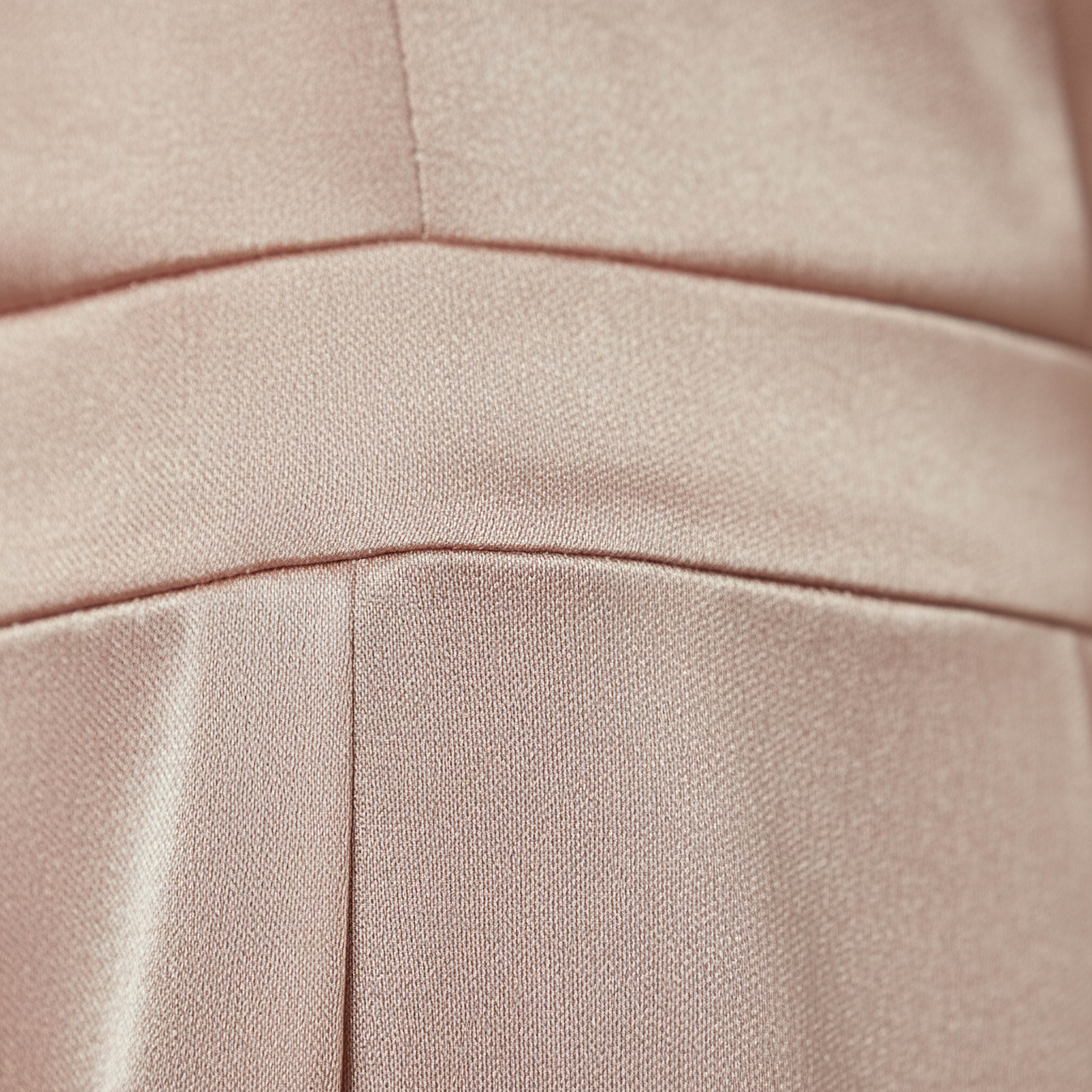 Maxi Satin Evening Dress with Back Slit Detail-women-clothing-dresses-image-4