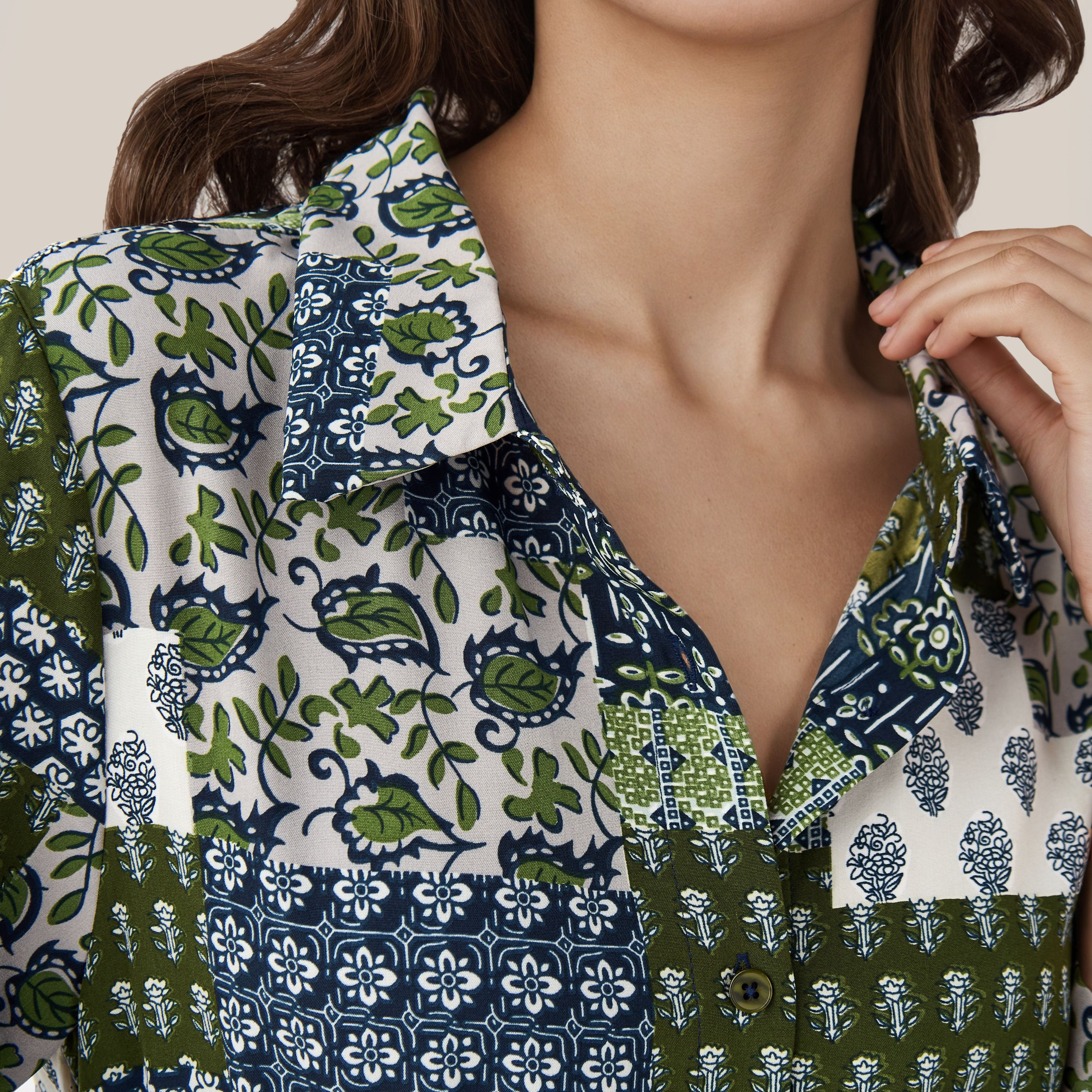 Midi Shirt Dress with Floral Print-women-clothing-dresses-image-5