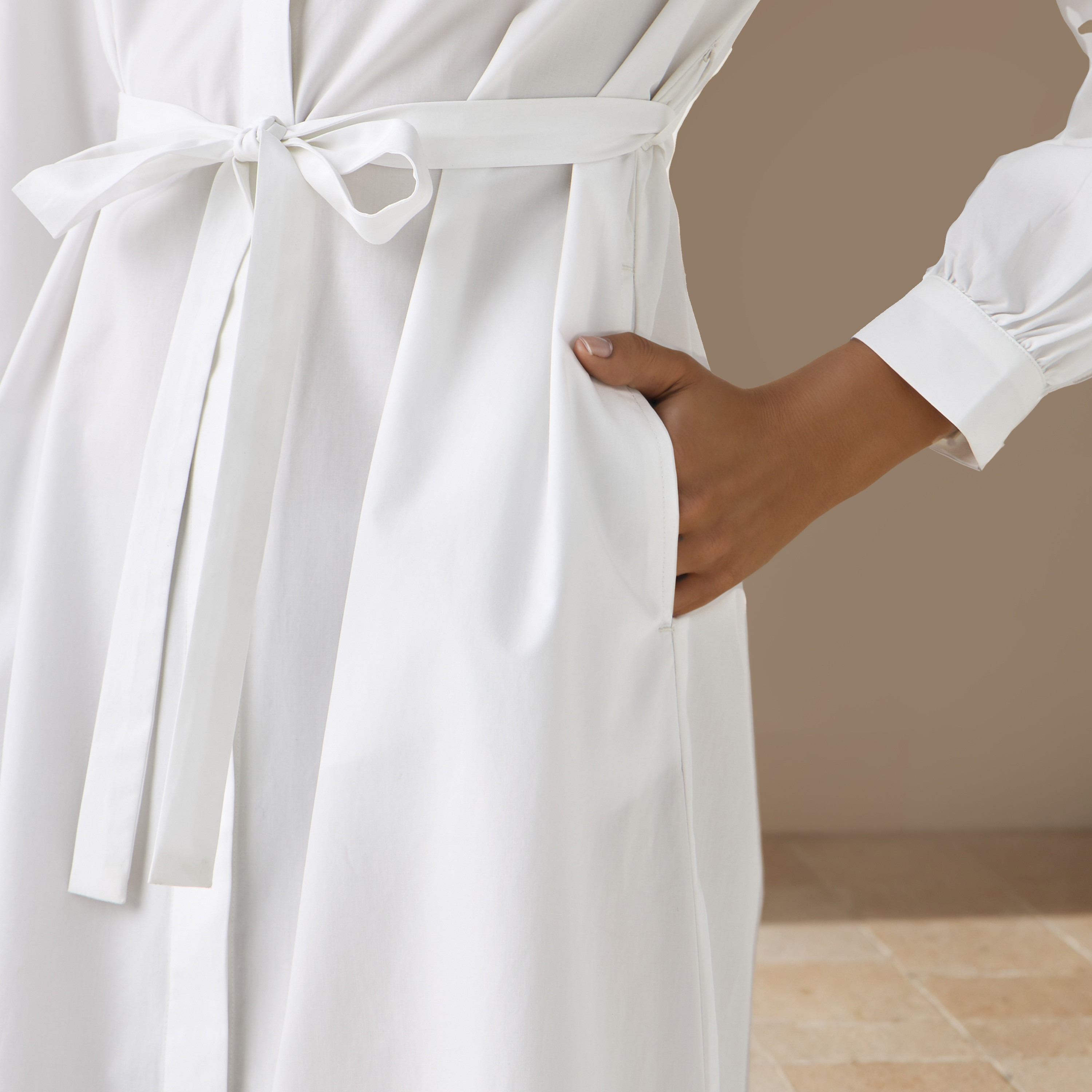 Shirt Knee-Length Dress with Waist Tie-Up-PROMO_SP_QA_BUNDLE_2FOR159_180925-image-5