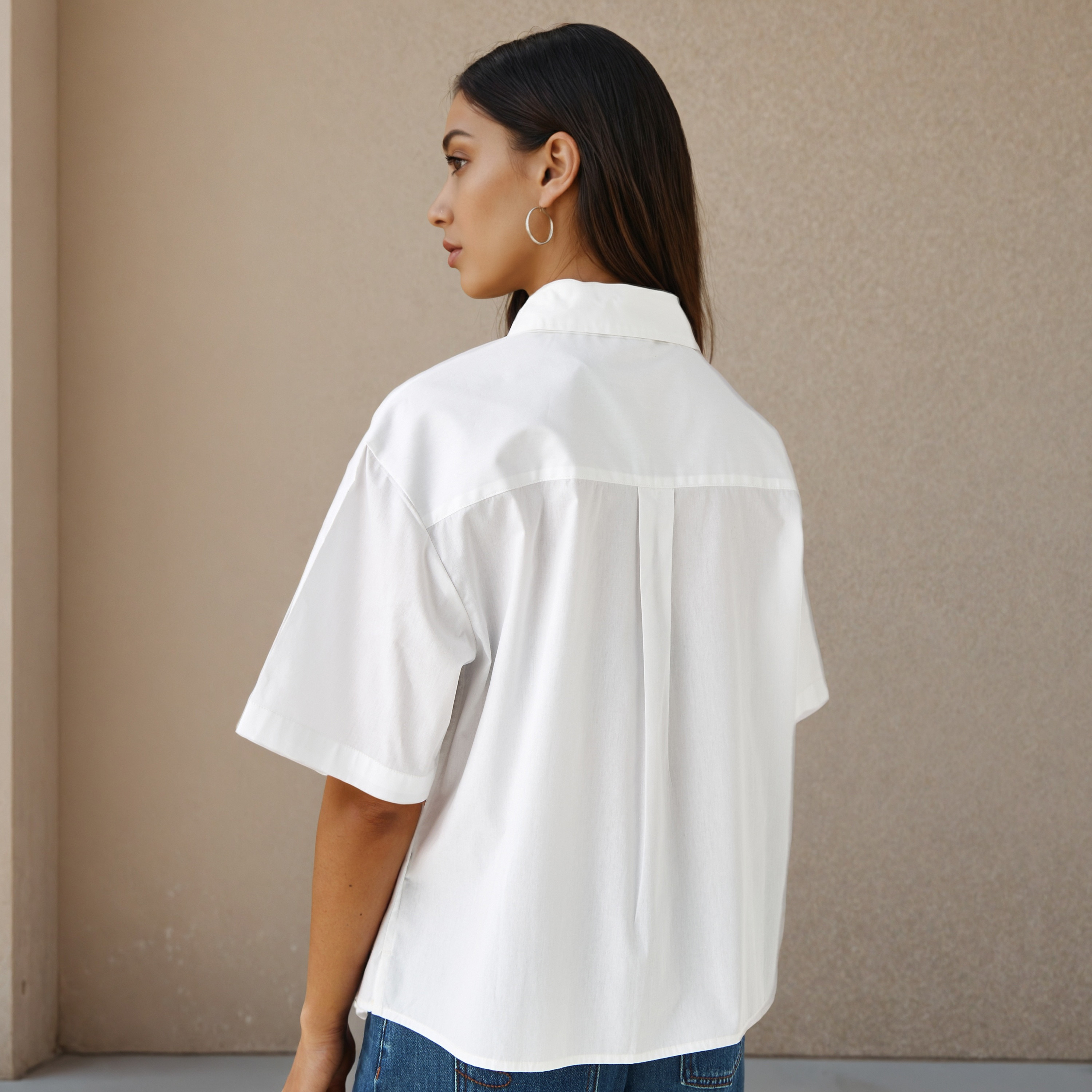 قميص قطن بياقة عادية-women-clothing-shirtsandblouses-shirts-image-3