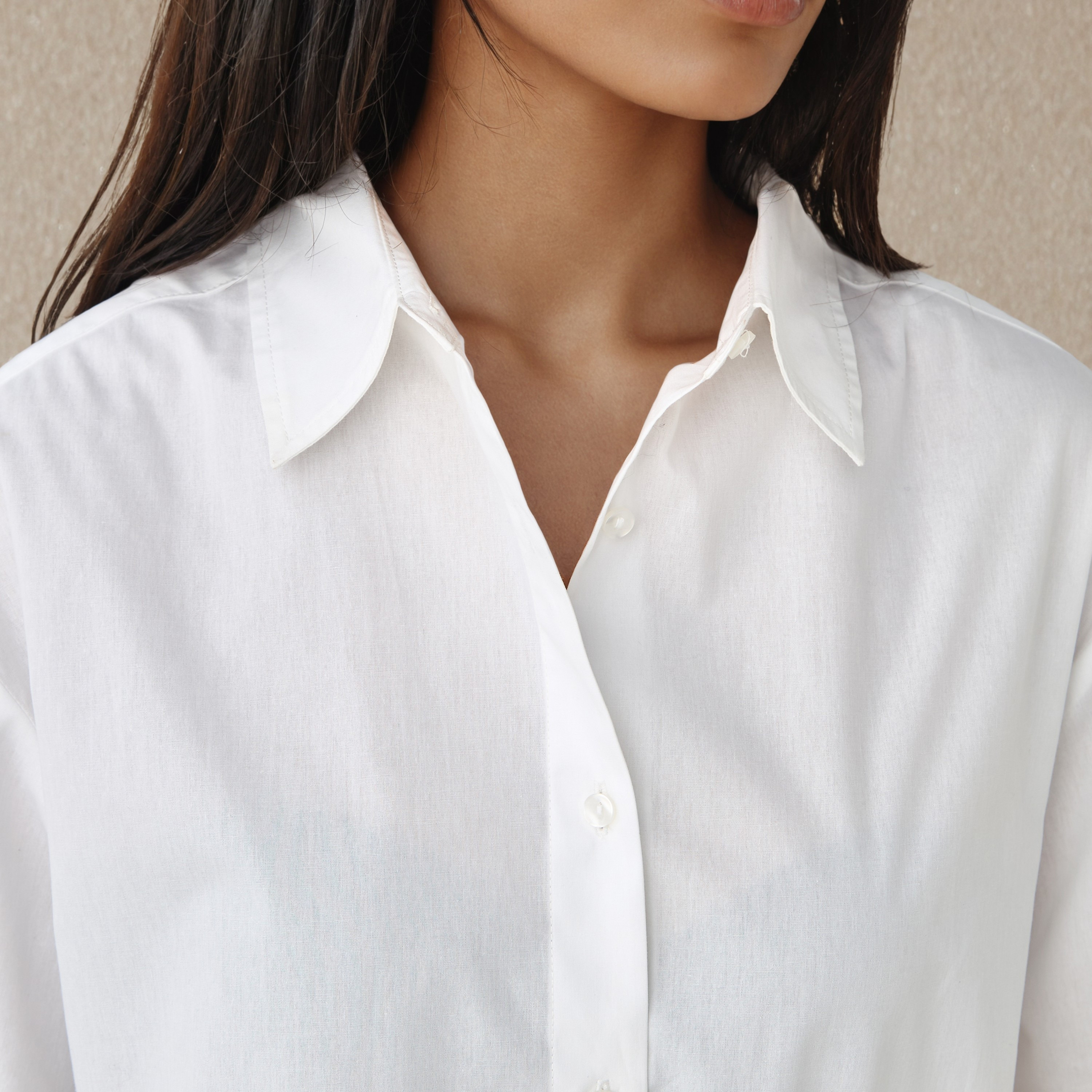 قميص قطن بياقة عادية-women-clothing-shirtsandblouses-shirts-image-5